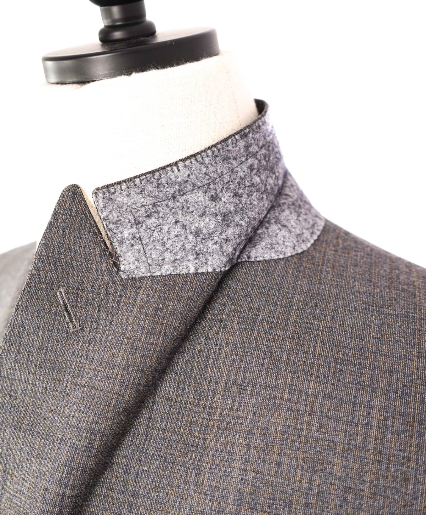 $2,195 CANALI - Wool "impeccabile" Gray Double Breasted Blazer - 38R