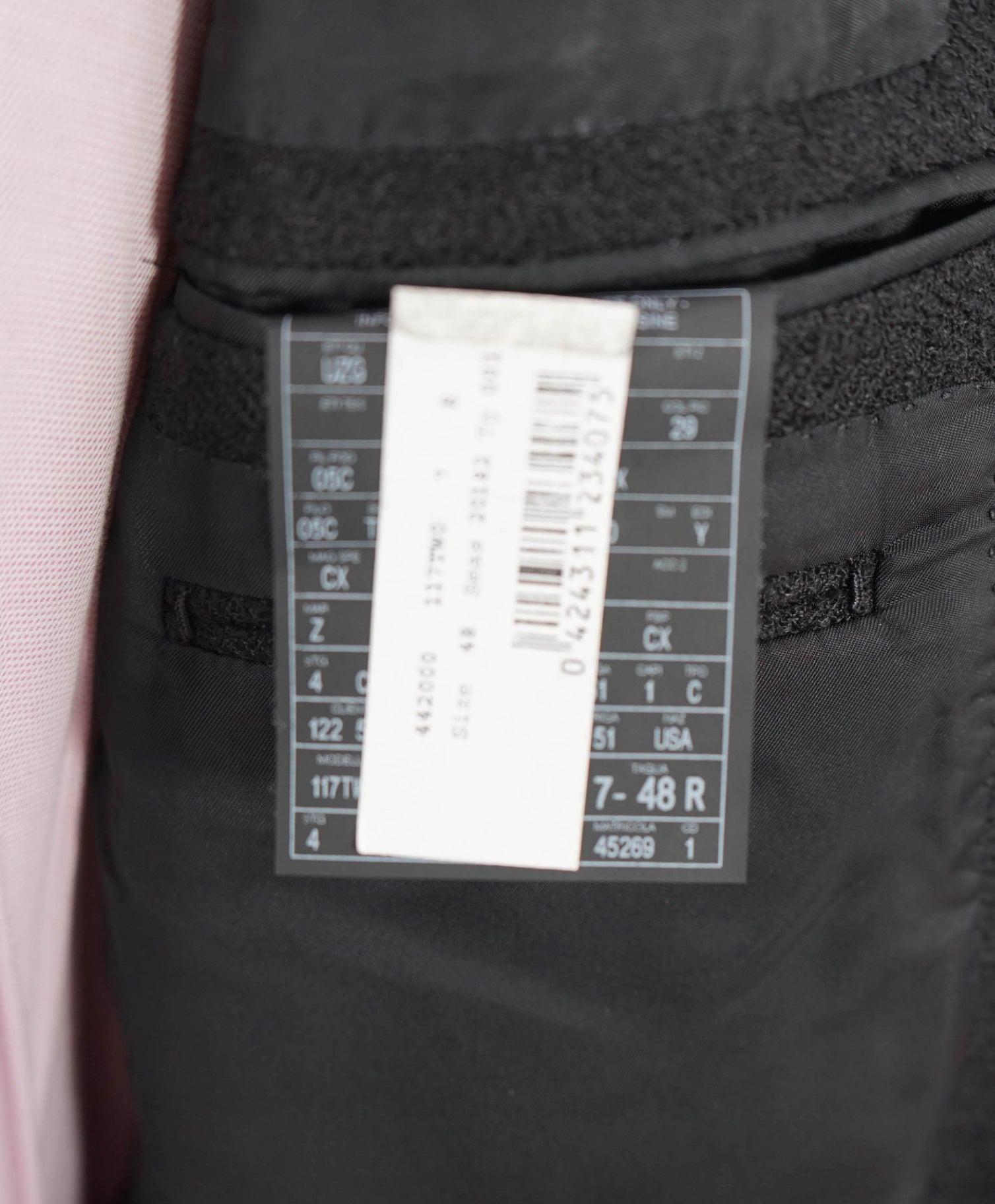 $3,895 ZEGNA - "Venezia" ALPACA Textured Black 1-Btn Blazer - 38R