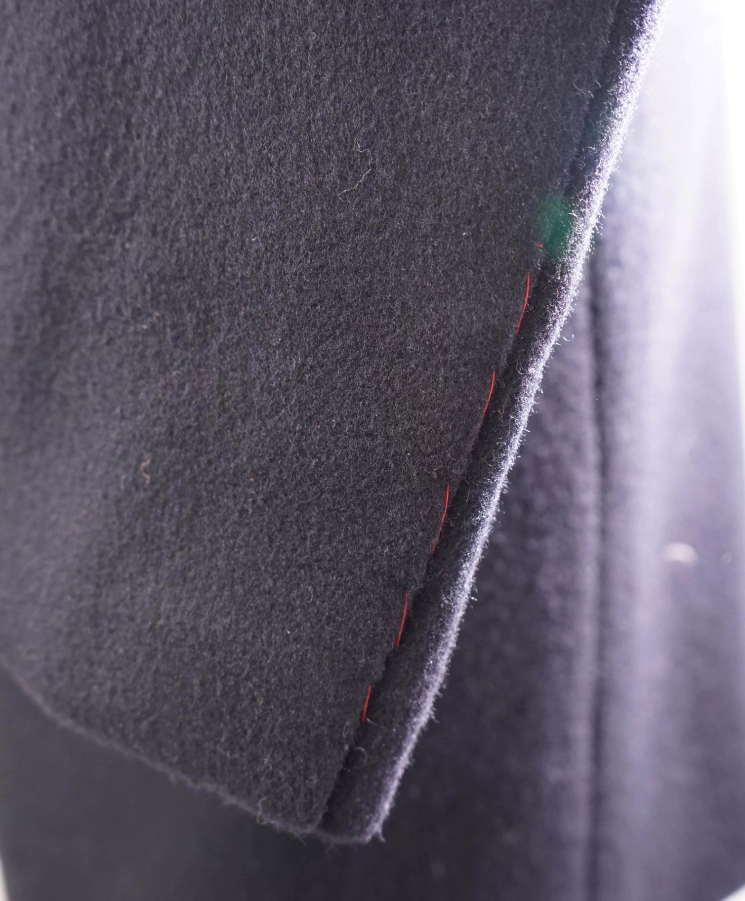 $6,995 ISAIA - Wool Solid Navy Blue Overcoat Coat - 42R