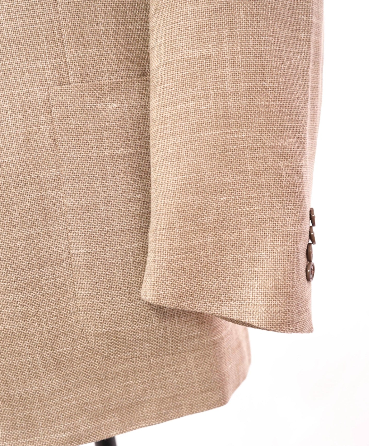 $2,695 ZEGNA - Wool/Silk/Linen "CROSSOVER" Tan 2/3-Roll Blazer - 50R