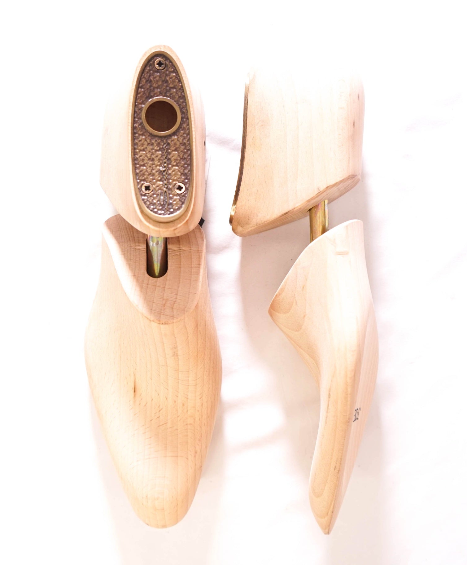 $240 SANTONI - VERY HEAVY Cedar/Metal Shoe Tree - US 11 (UK10)