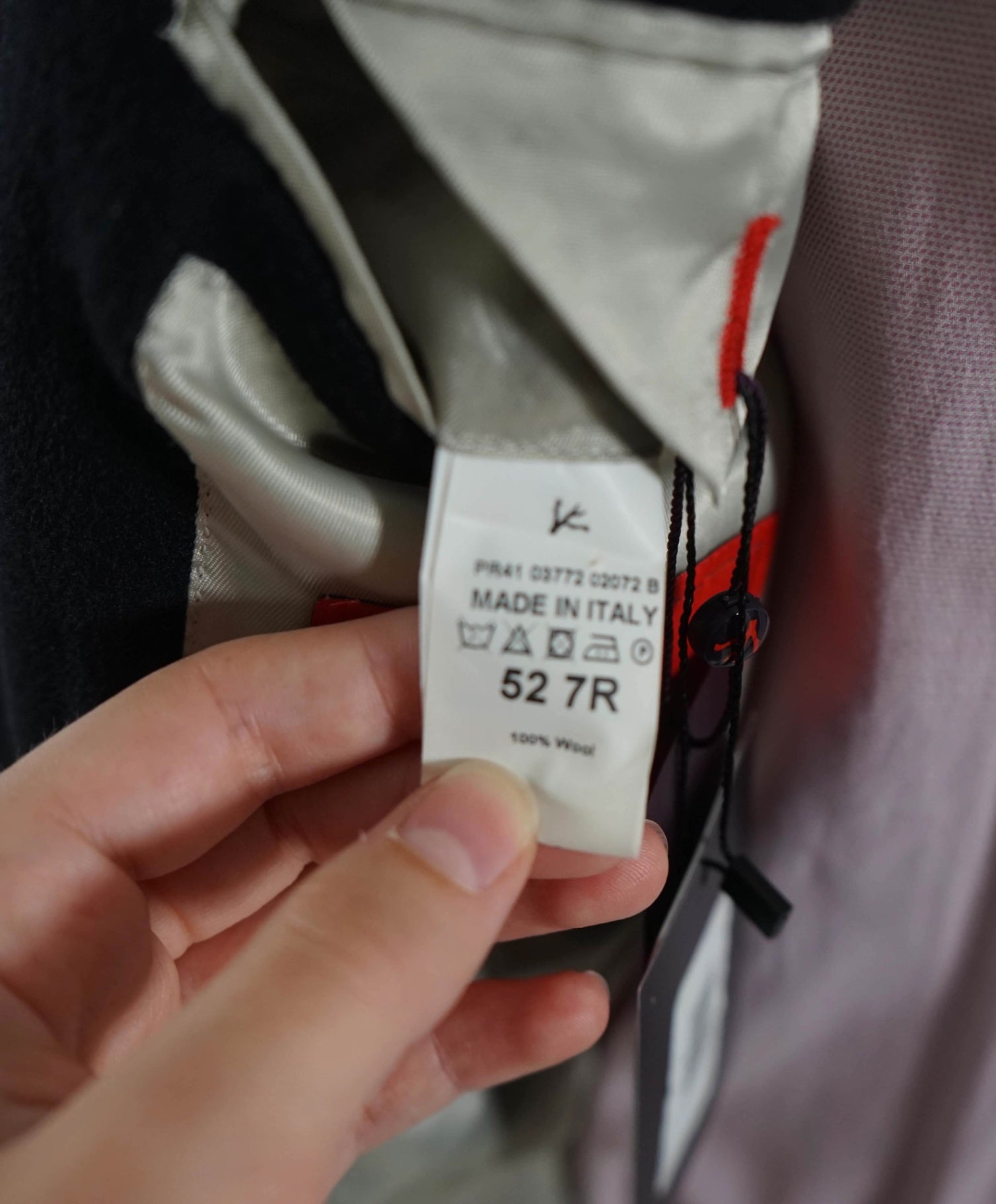 $6,995 ISAIA - Wool Solid Navy Blue Overcoat Coat - 42R