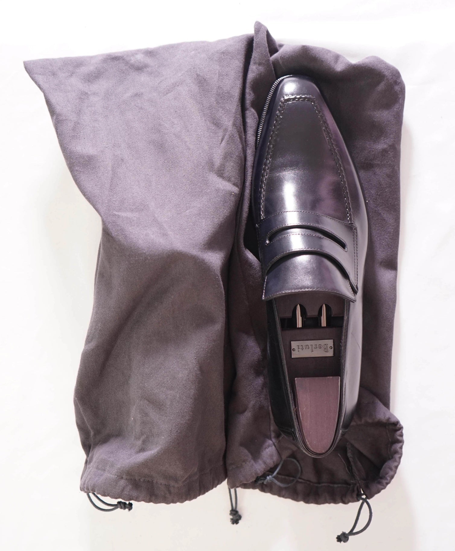 $2,480 BERLUTI - "ANDY" Leather Black Penny Loafers - 10.5US (9.5UK)