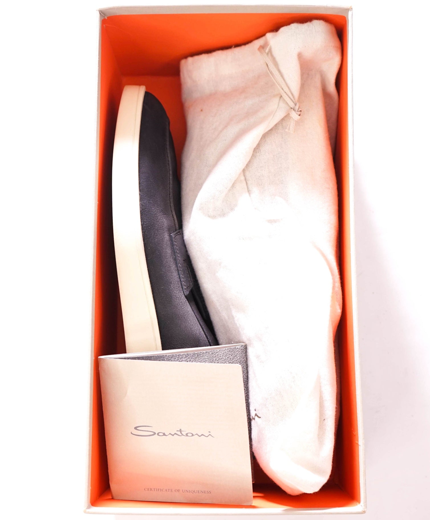 $850 Santoni "BODYWORK" Grey Pebbled Loafers Leather US 10 (9UK)