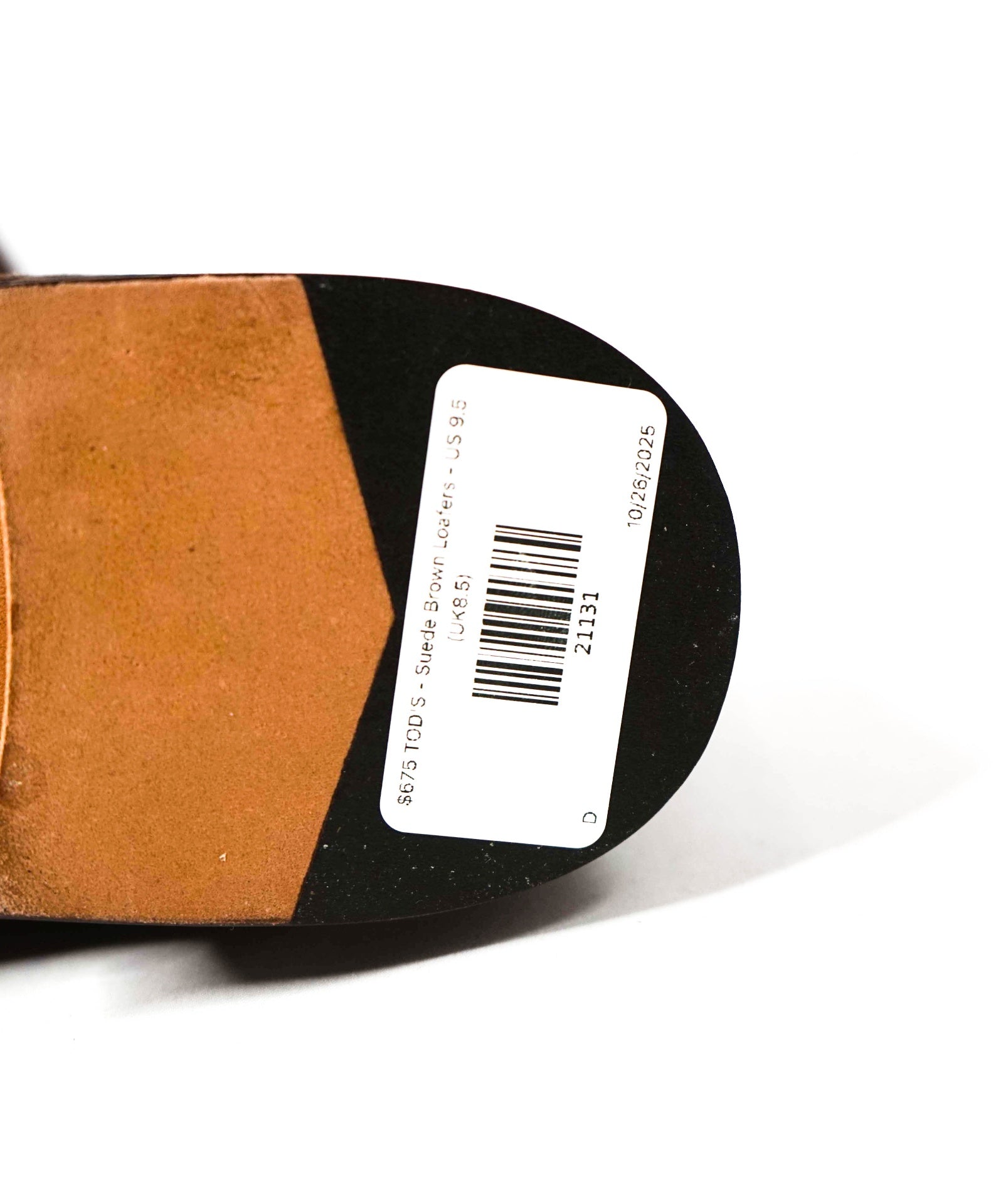 $675 TOD'S - T Strap Bit Suede Brown Loafers - US 9.5 (UK8.5)