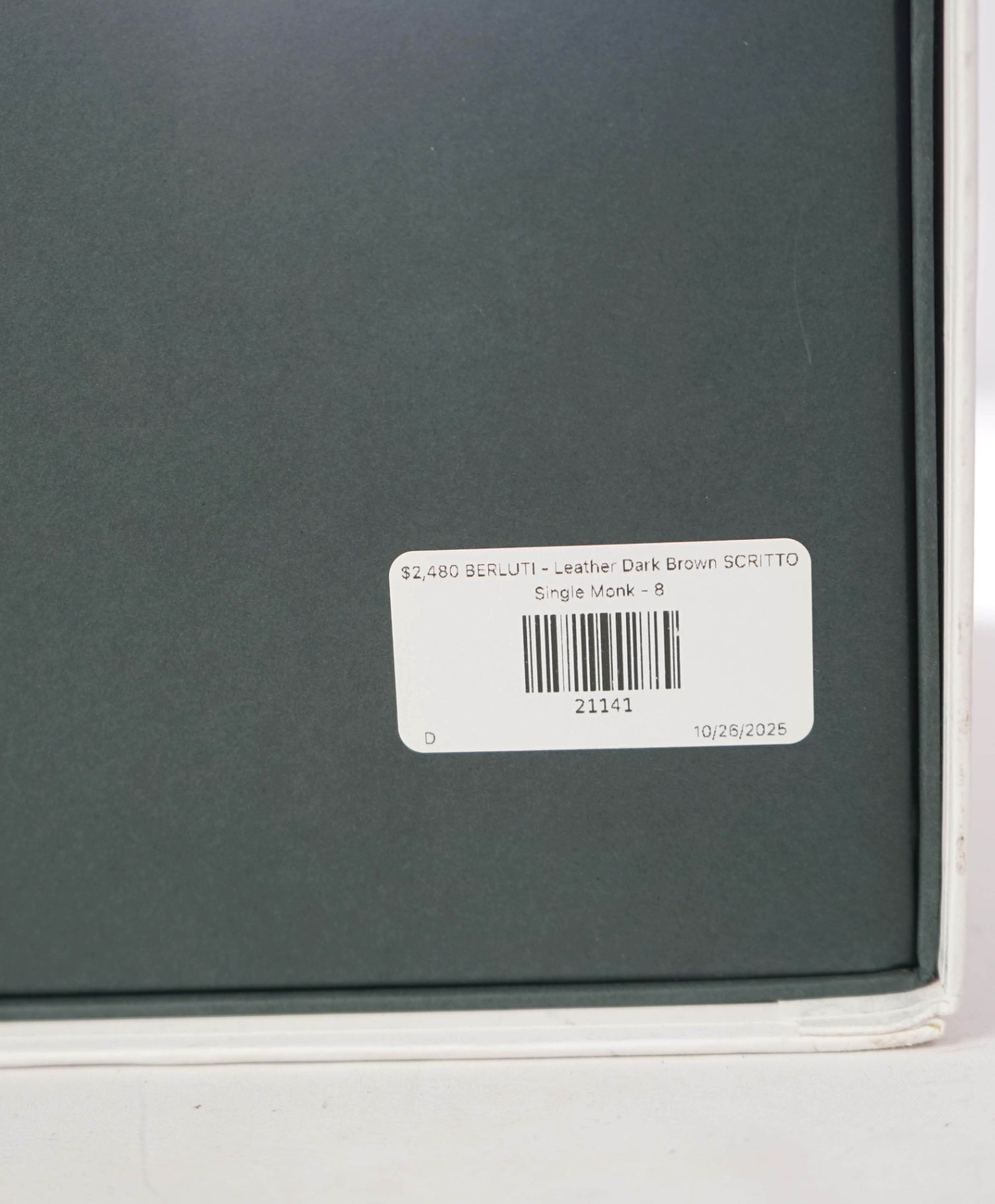 $2,480 BERLUTI - Leather Dark Brown SCRITTO Single Monk - 9 US (8UK)