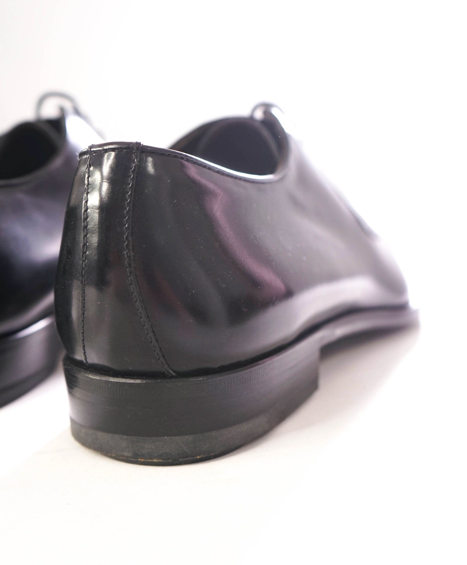 $375 BRUNO MAGLI - Leather Black Classic Derby - 10 US