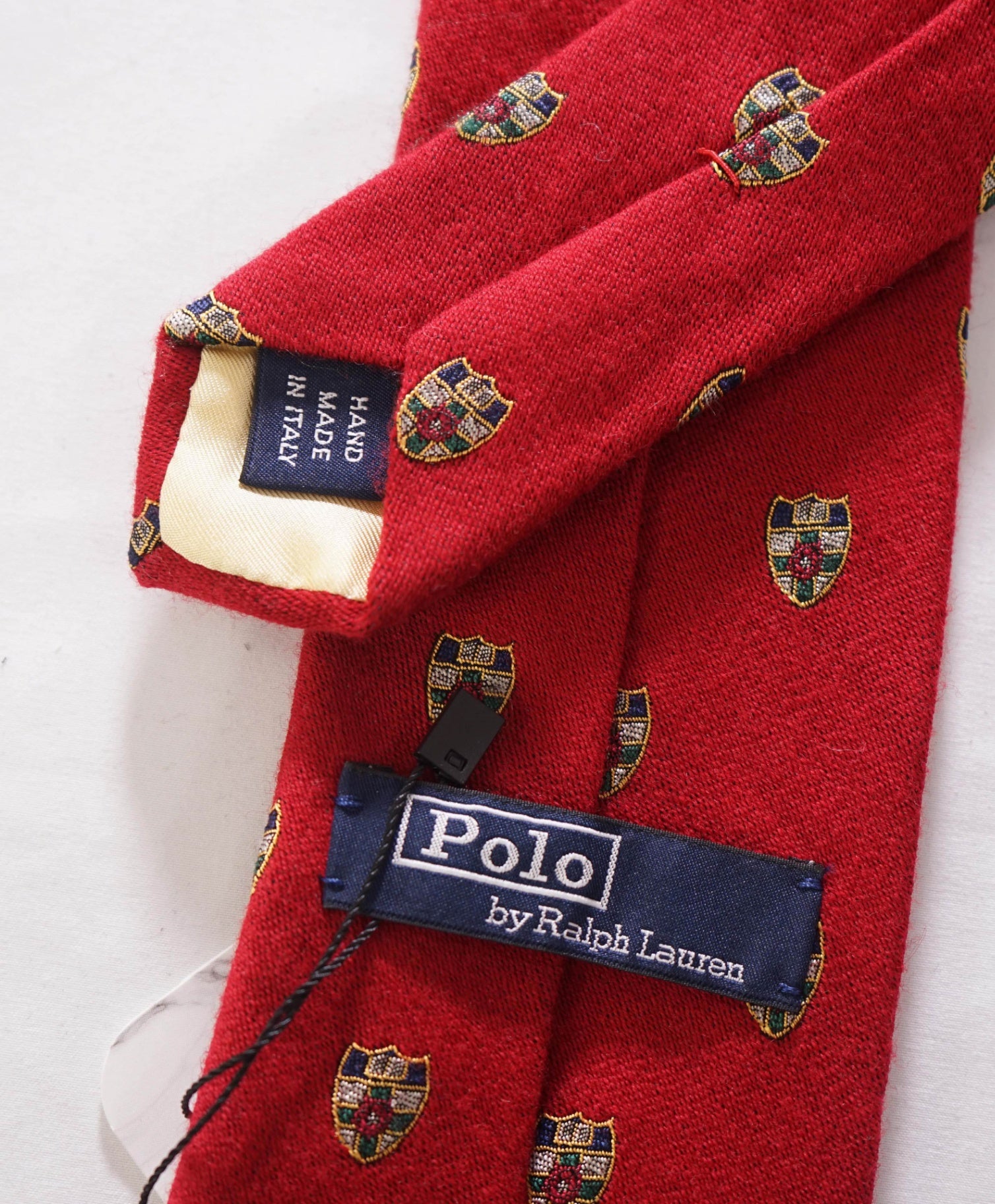 $125 POLO RALPH LAUREN - Wool/Silk CREST Collegiate Club - 3.5" Tie