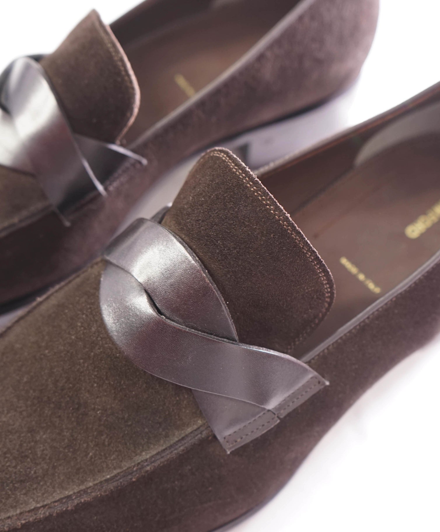 $2,150 TOM FORD - Brown Suede "TWIST" Iconic Loafers - US 11 (10.5TF)