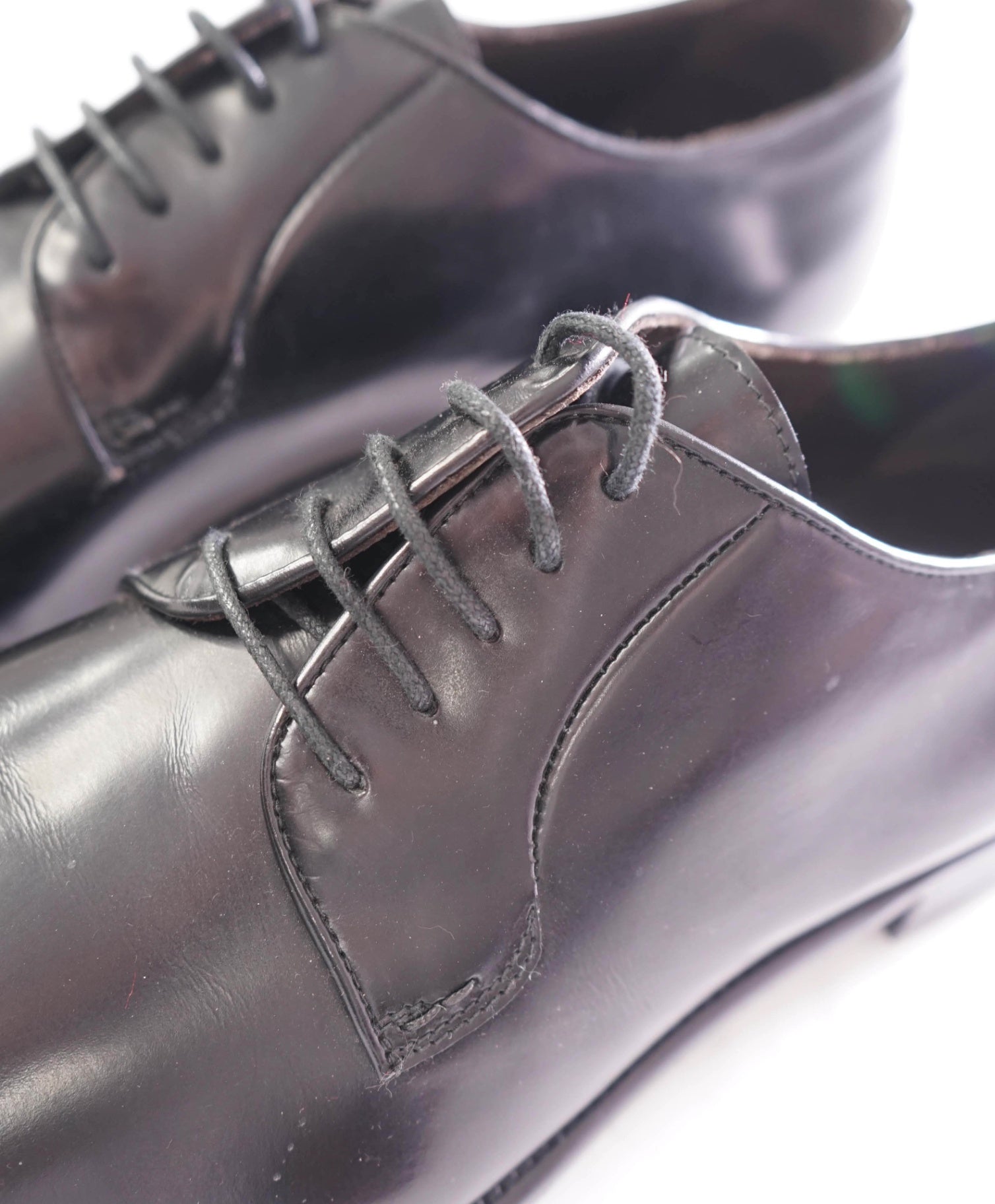 $375 BRUNO MAGLI - Leather Black Classic Derby - 10 US