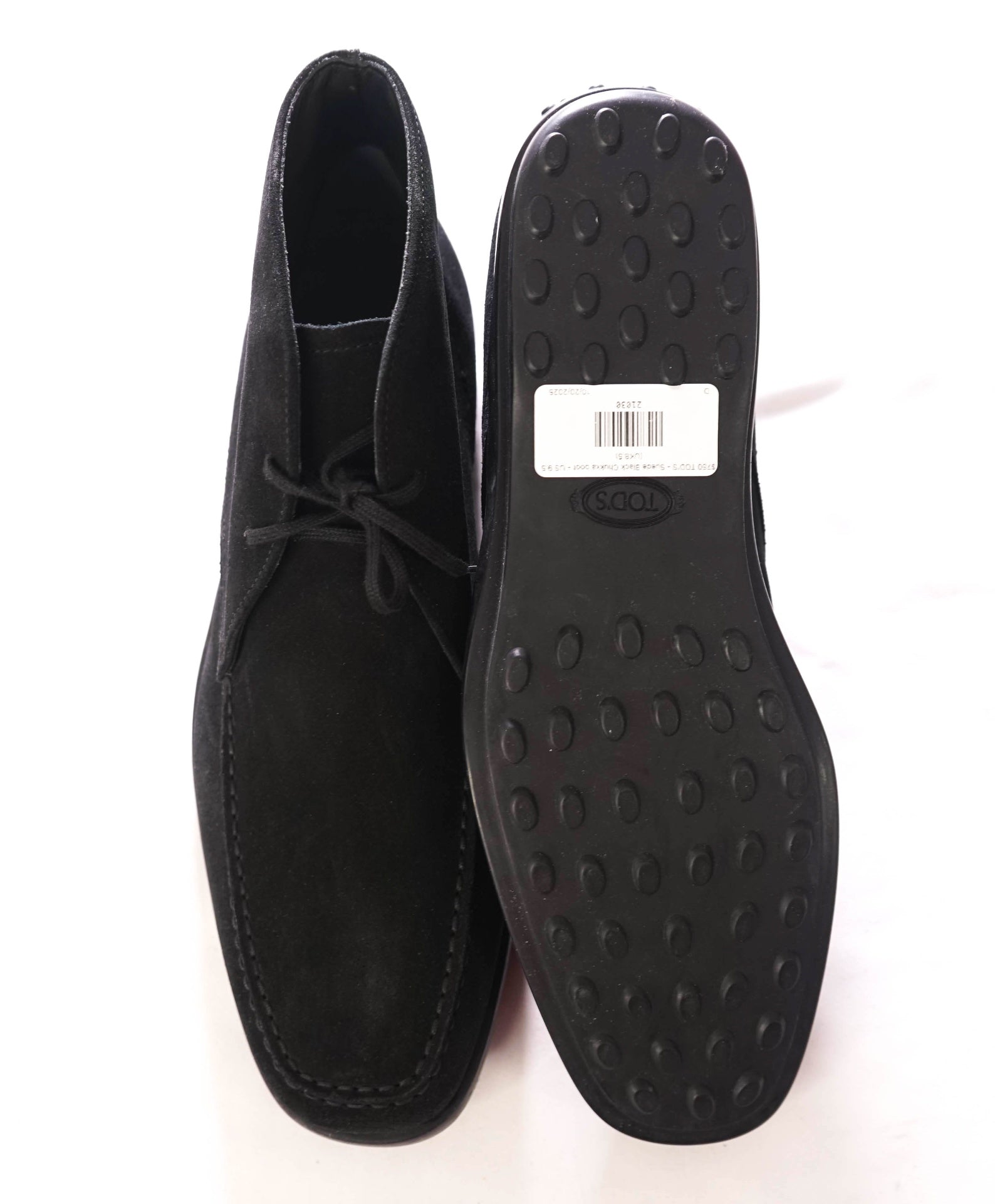 $750 TOD'S - Suede Black Chukka boot - US 9.5 (UK8.5)