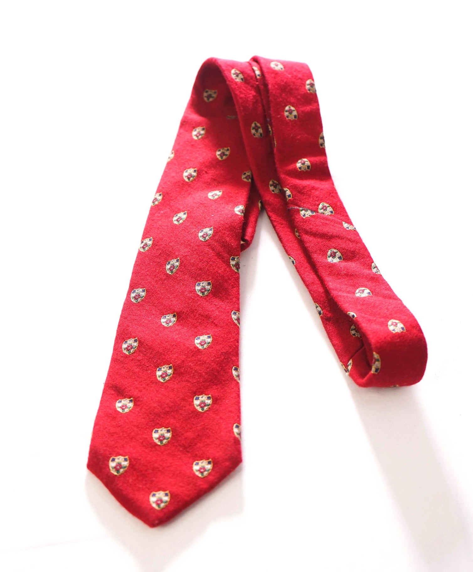 $125 POLO RALPH LAUREN - Wool/Silk CREST Collegiate Club - 3.5" Tie