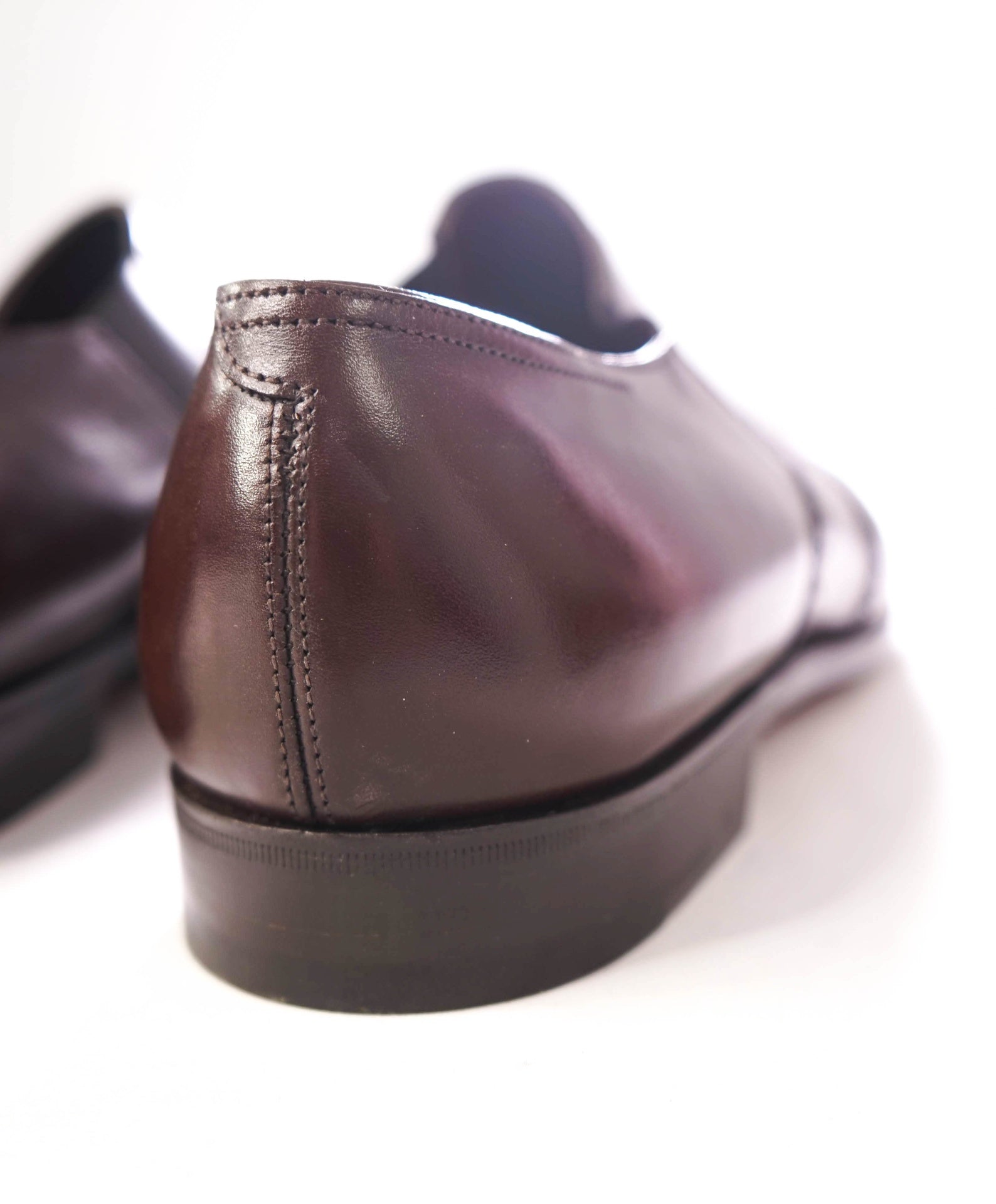 $1,850 JOHN LOBB - Leather Brown Brogue Wingtip Loafers - US 13 (UK12)