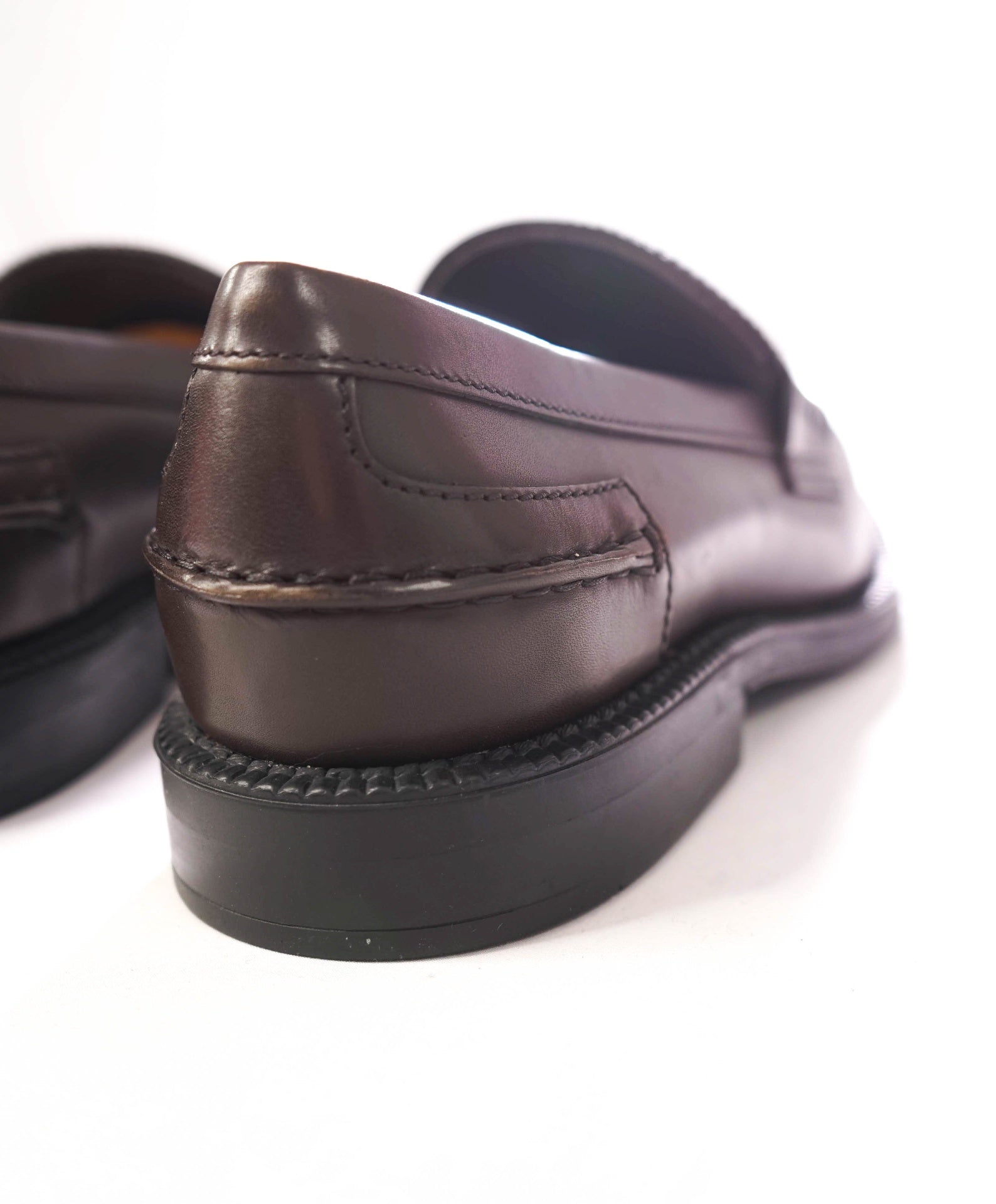 $745 TOD'S - "BOSTON" Leather Brown Penny Loafers - US 9.5 (UK8.5)