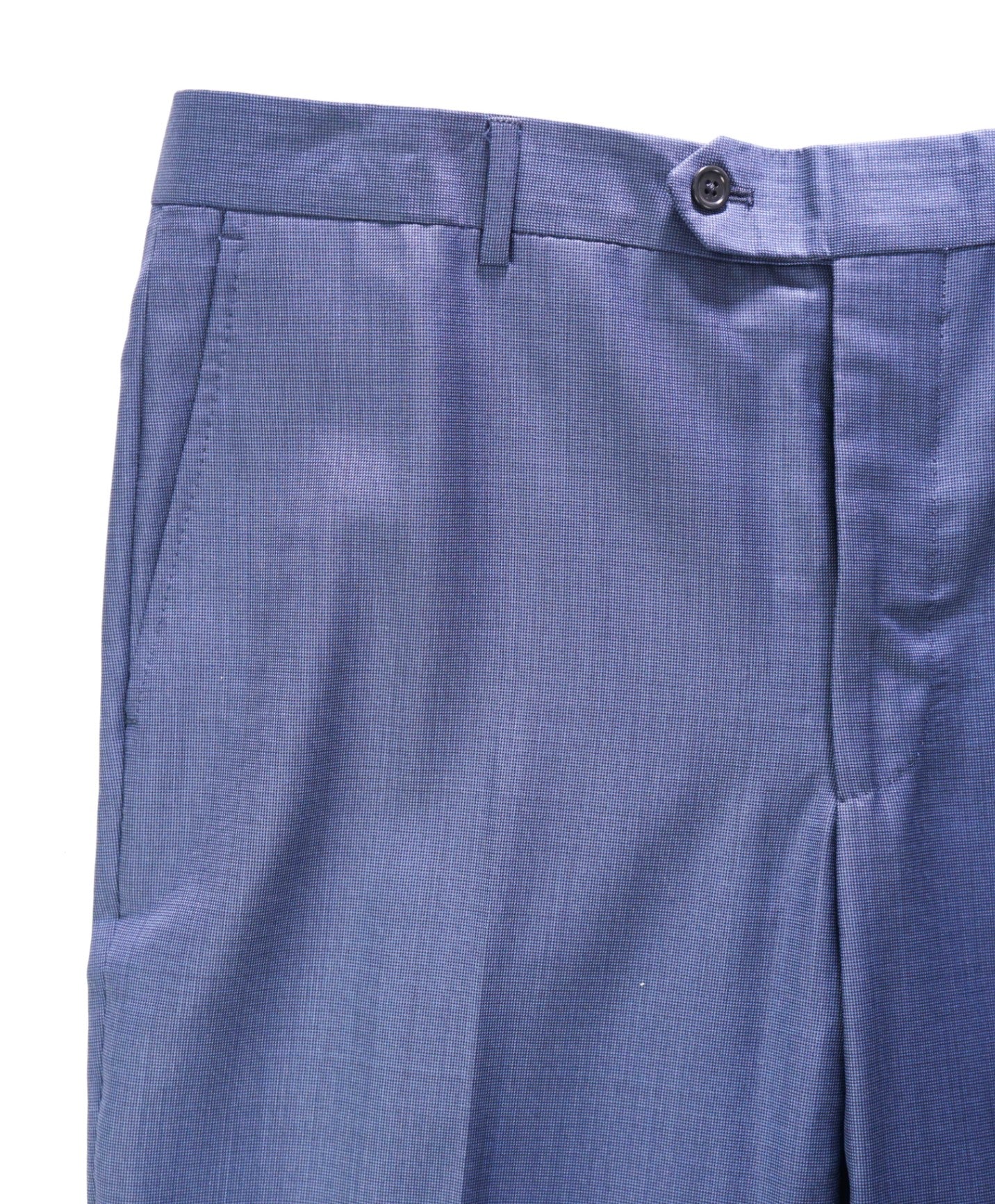 $1,295 SAKS FIFTH AVENUE - Wool Pastel Blue Pants - 36W