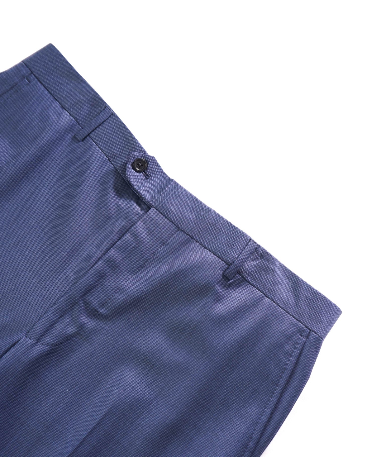 $1,295 SAKS FIFTH AVENUE - Wool Pastel Blue Pants - 36W