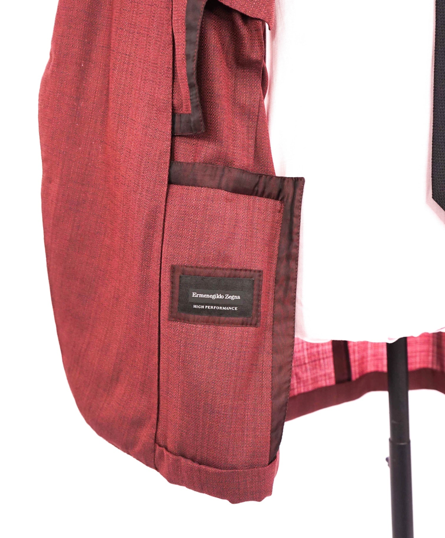$3,295 ZEGNA - "HIGH PERFORMANCE" Red Unlined Blazer - 42R