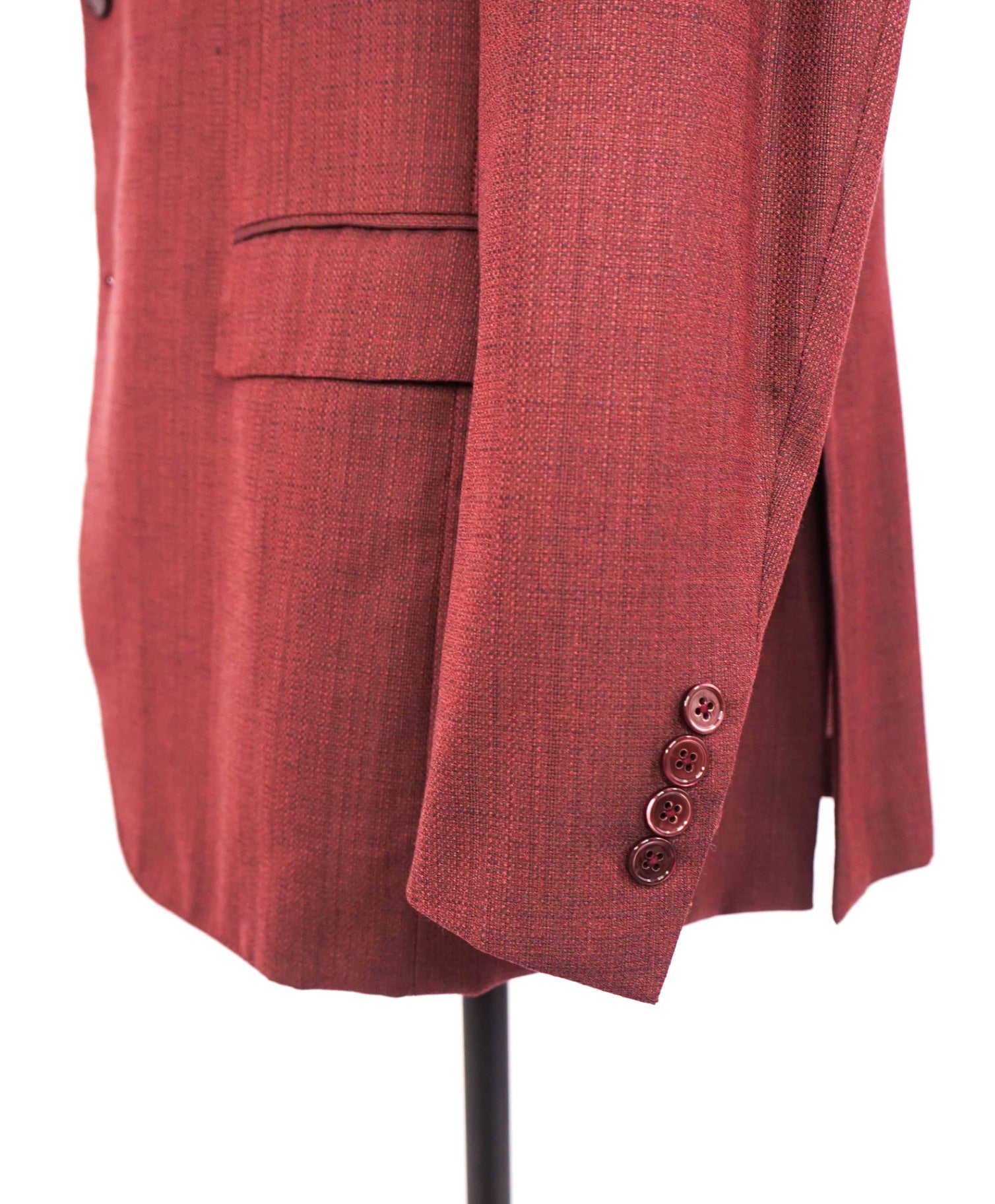 $3,295 ZEGNA - "HIGH PERFORMANCE" Red Unlined Blazer - 42R