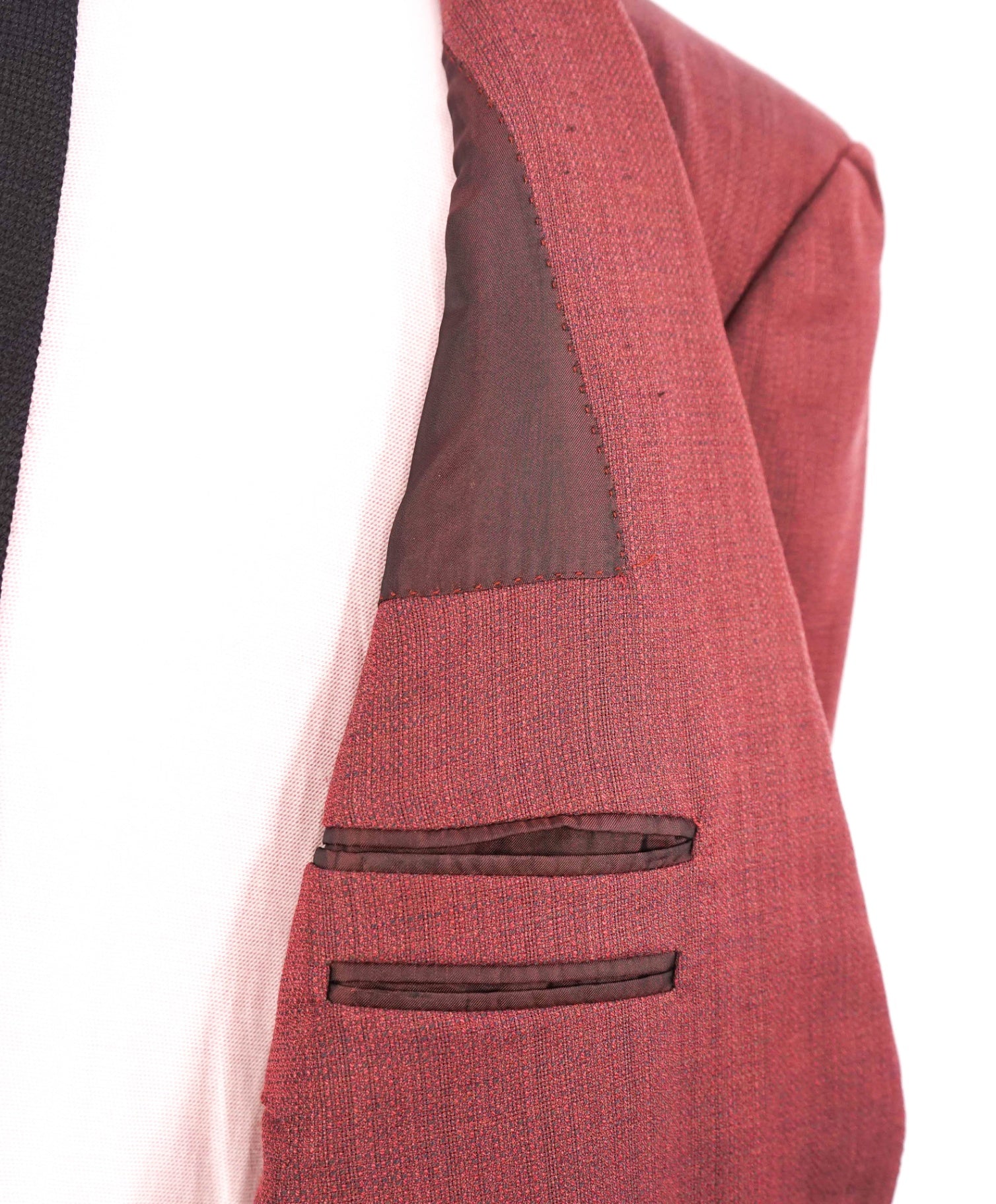 $3,295 ZEGNA - "HIGH PERFORMANCE" Red Unlined Blazer - 42R