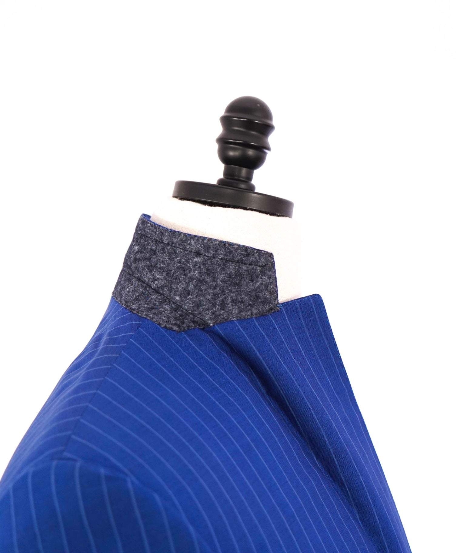 $2,195 CANALI - "Impeccabile" Wool Cobalt Blue Pinstripe Suit - 38R