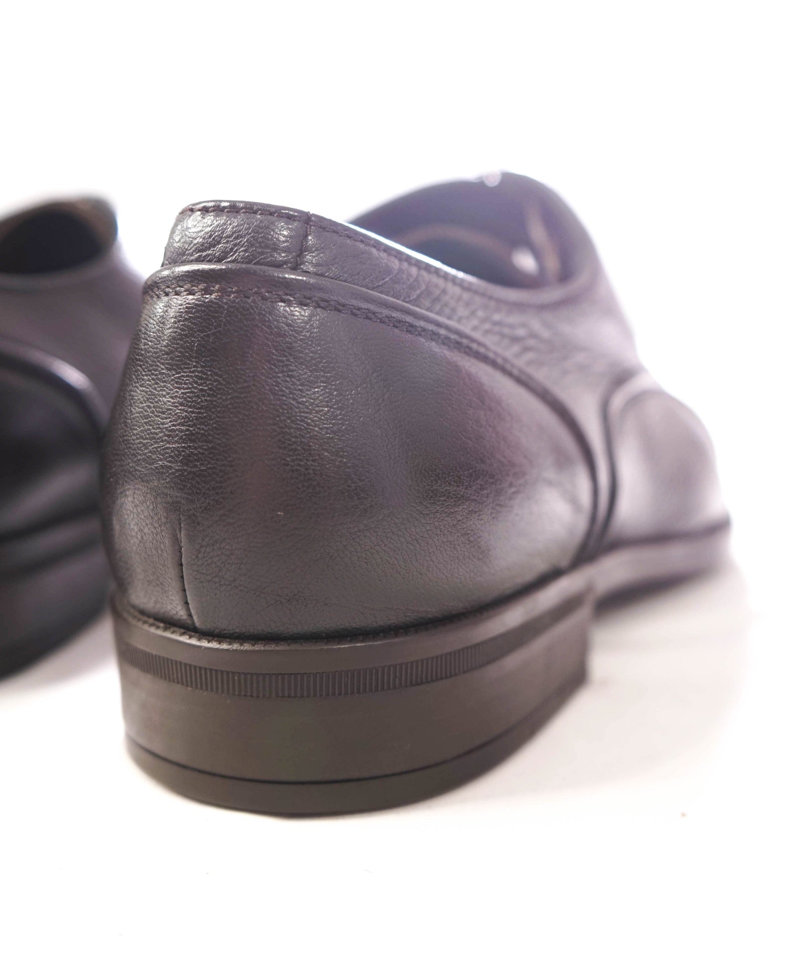 $1,150 ZEGNA - Brown "AVENUE FLEX" Pebble Leather Derby - US 9 (8UK)