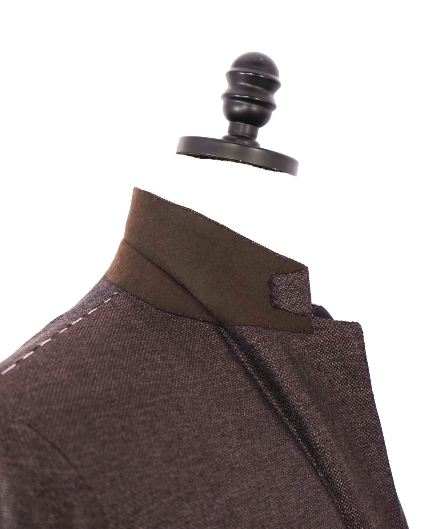 $9,500 KITON - Brown 100% PURE SILK Textured Blazer - 44R