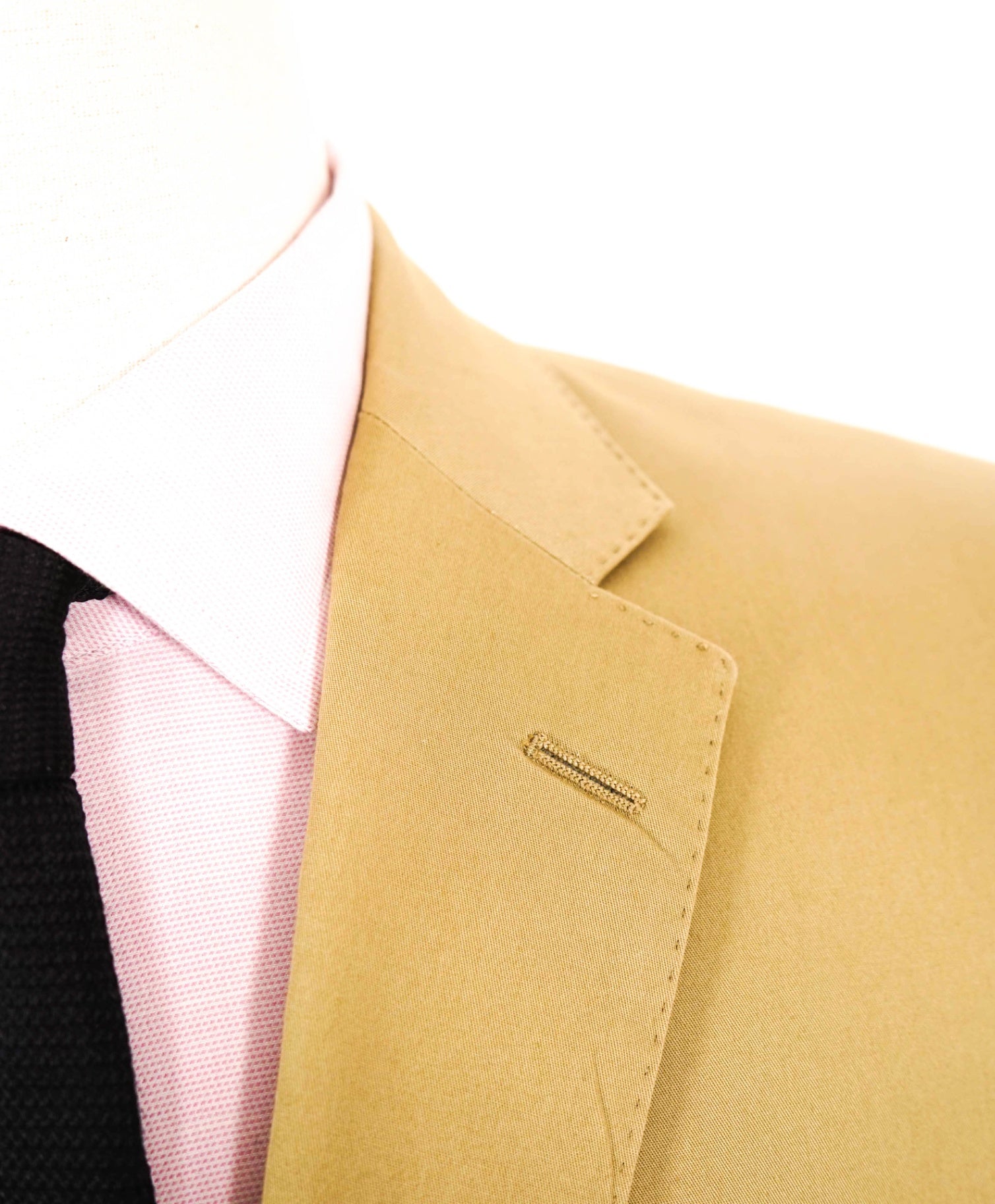 $2,495 RALPH LAUREN PURPLE LABEL - "ANTHONY" Khaki Cotton - 42L