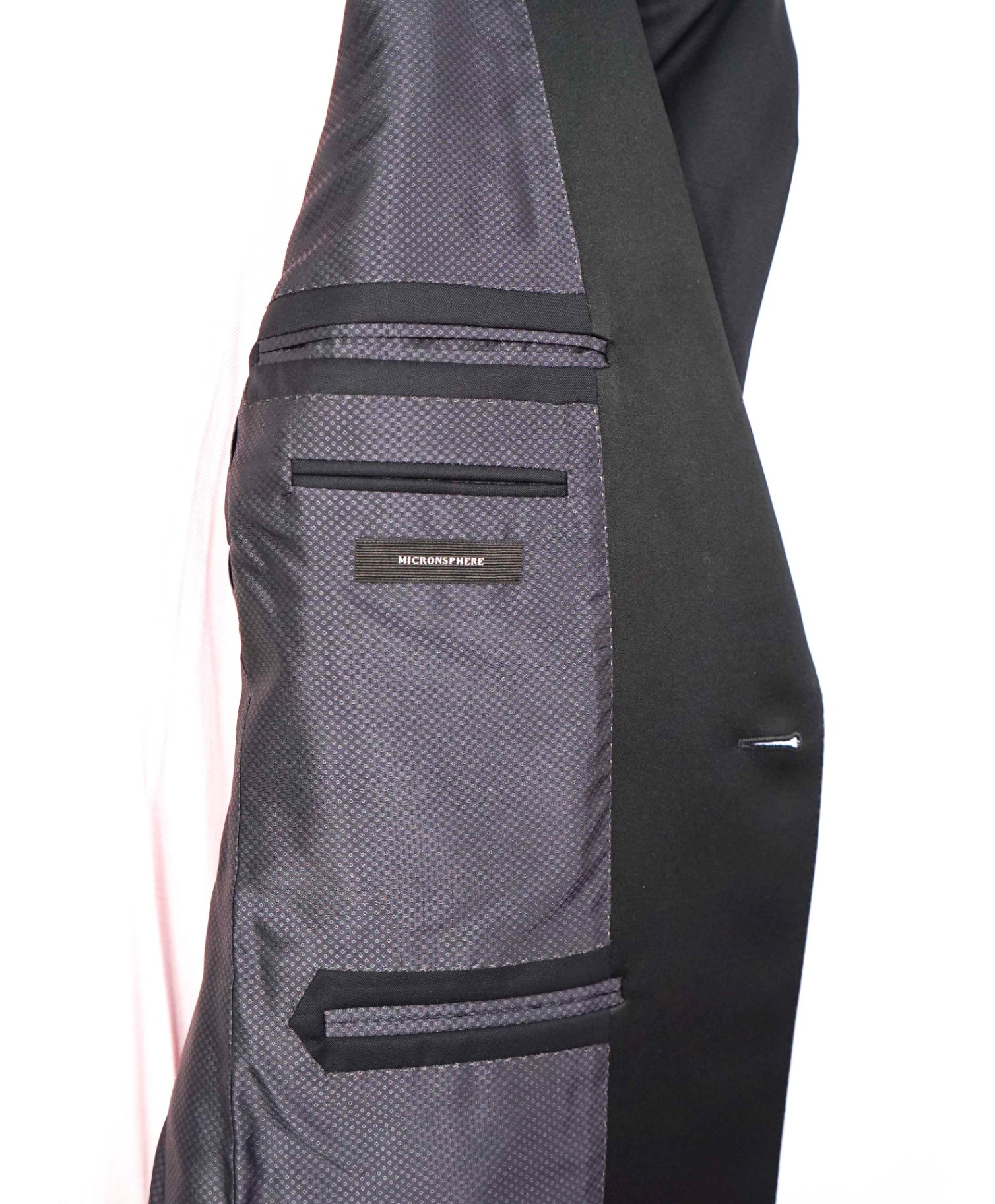 $3,995 ZEGNA - Black "SU MISURA 1/1" Wool Tuxedo Jacket - 44R