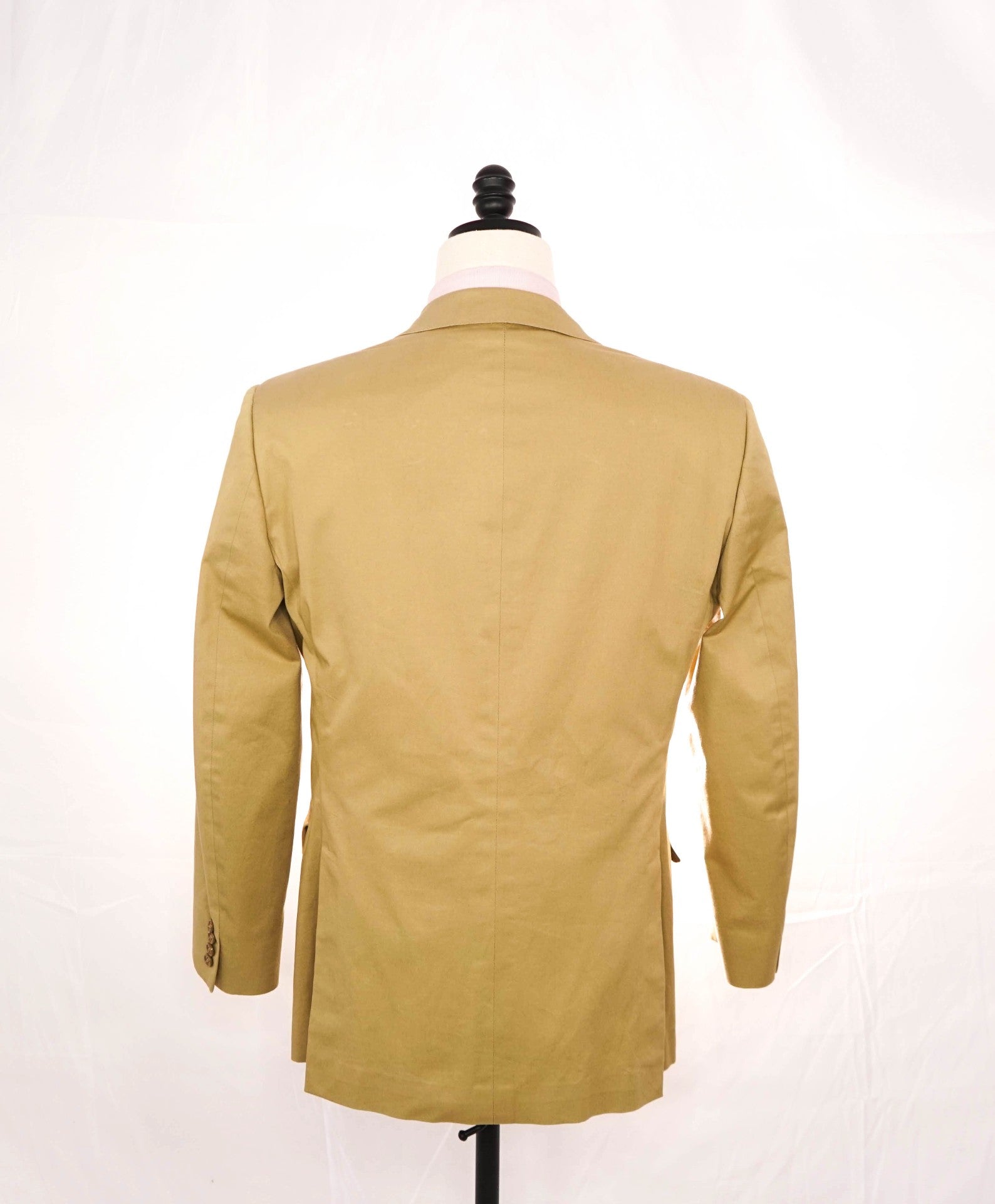 $2,495 RALPH LAUREN PURPLE LABEL - "ANTHONY" Khaki Cotton - 42L