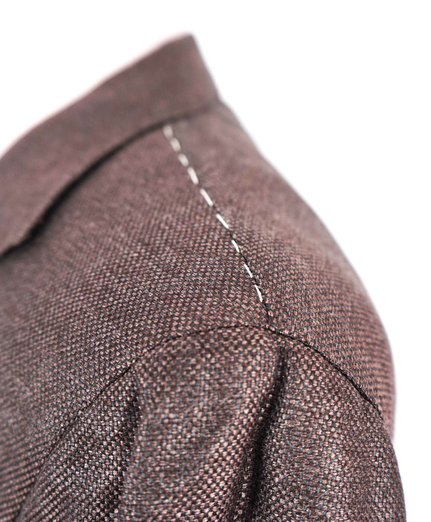 $9,500 KITON - Brown 100% PURE SILK Textured Blazer - 44R