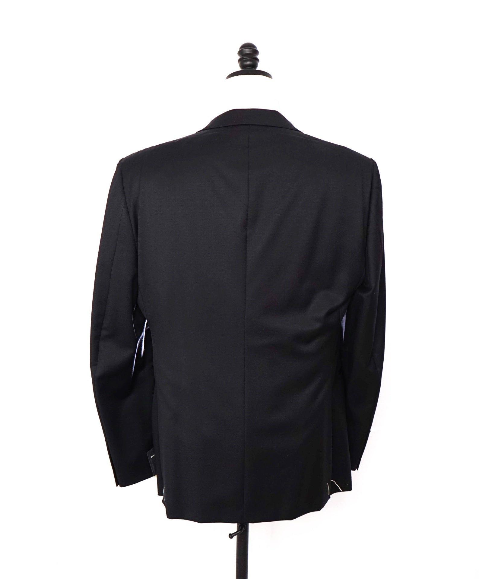 $3,995 ZEGNA - Black "SU MISURA 1/1" Wool Tuxedo Jacket - 44R