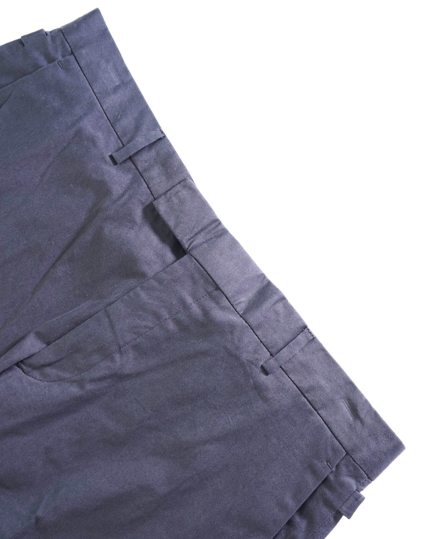 $595 RALPH LAUREN BLACK LABEL - Navy Cotton Chinos Trousers - 36W