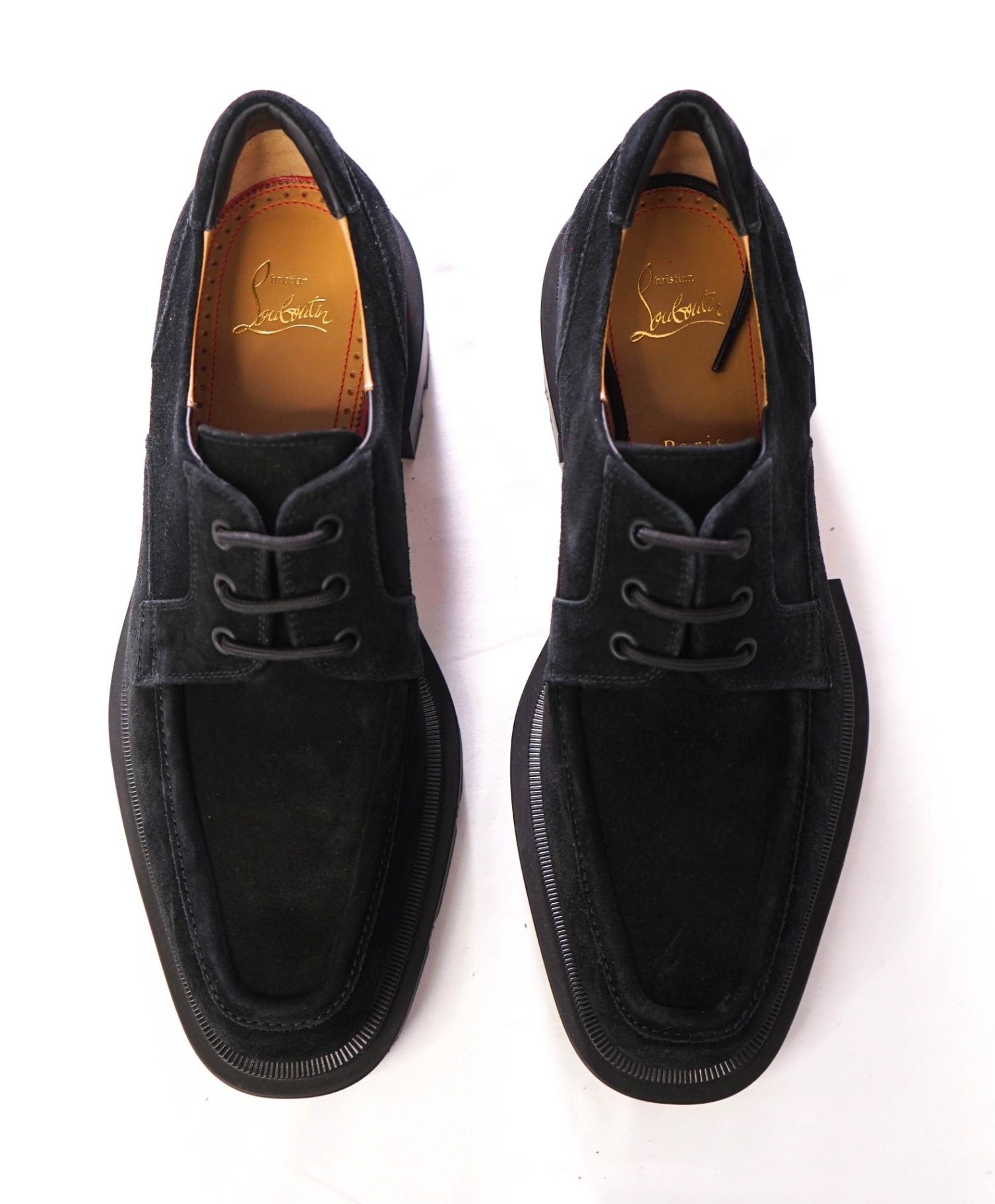 $1,195 CHRISTIAN LOUBOUTIN - "Our Georges L" Lug Sole Derby - US 9 (42EU)