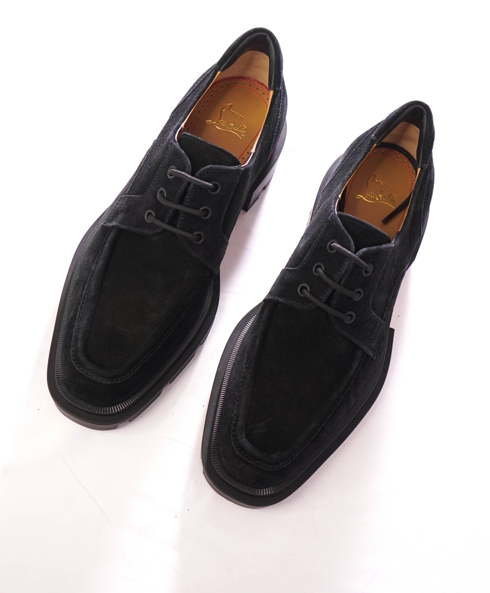 $1,195 CHRISTIAN LOUBOUTIN - "Our Georges L" Lug Sole Derby - US 9 (42EU)