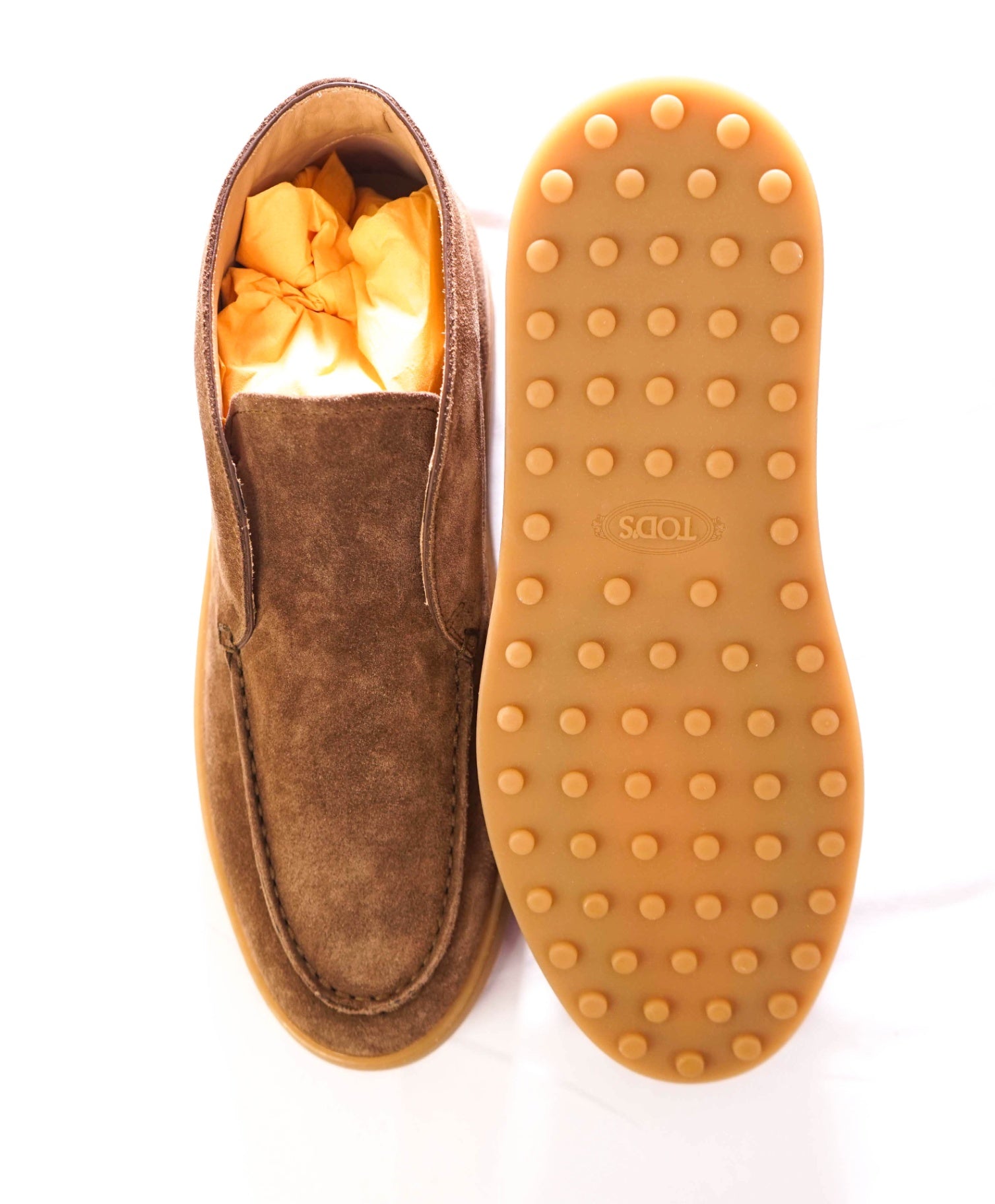 $750 TOD'S - "SUMMER WALK" Brown Suede Chukka - US 8 (UK7)