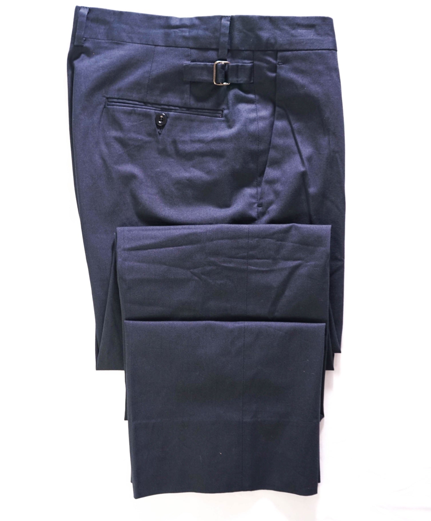$595 RALPH LAUREN BLACK LABEL - Navy Cotton Chinos Trousers - 36W