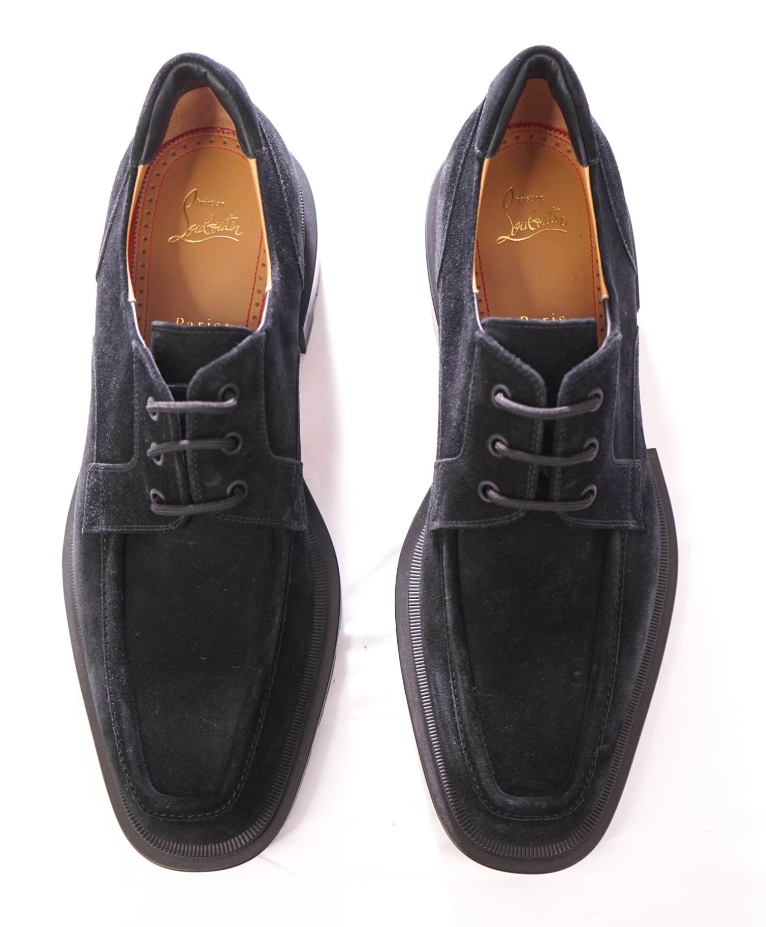 $1,195 CHRISTIAN LOUBOUTIN - "Our Georges L" Lug Sole Derby - US 13 (46EU)
