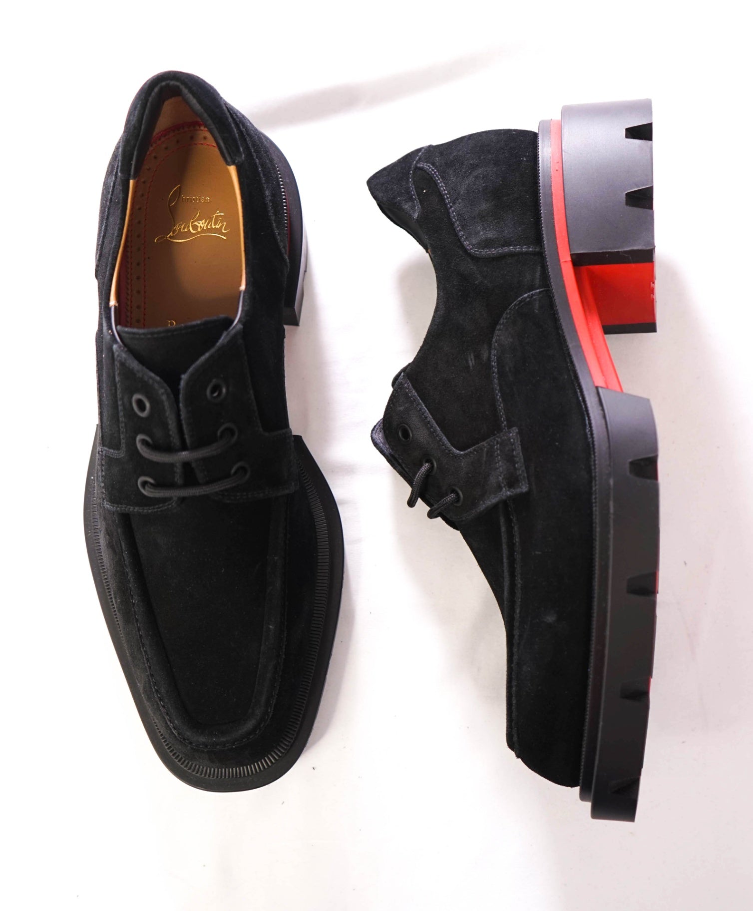 $1,195 CHRISTIAN LOUBOUTIN - "Our Georges L" Lug Sole Derby - US 8.5 (41.5EU)