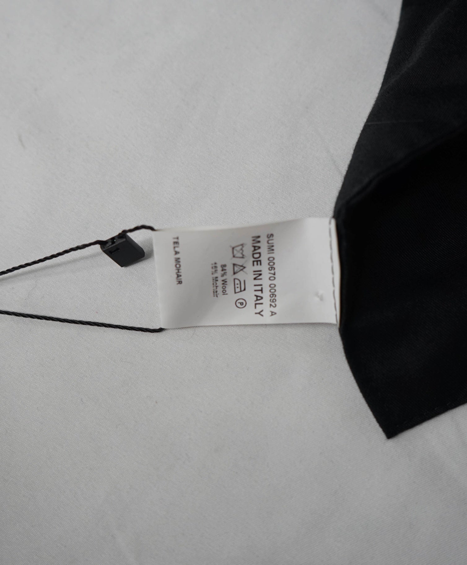 $995 ISAIA - "Custom For JOE MANGANIELLO" Black Tuxedo Pants - 35W