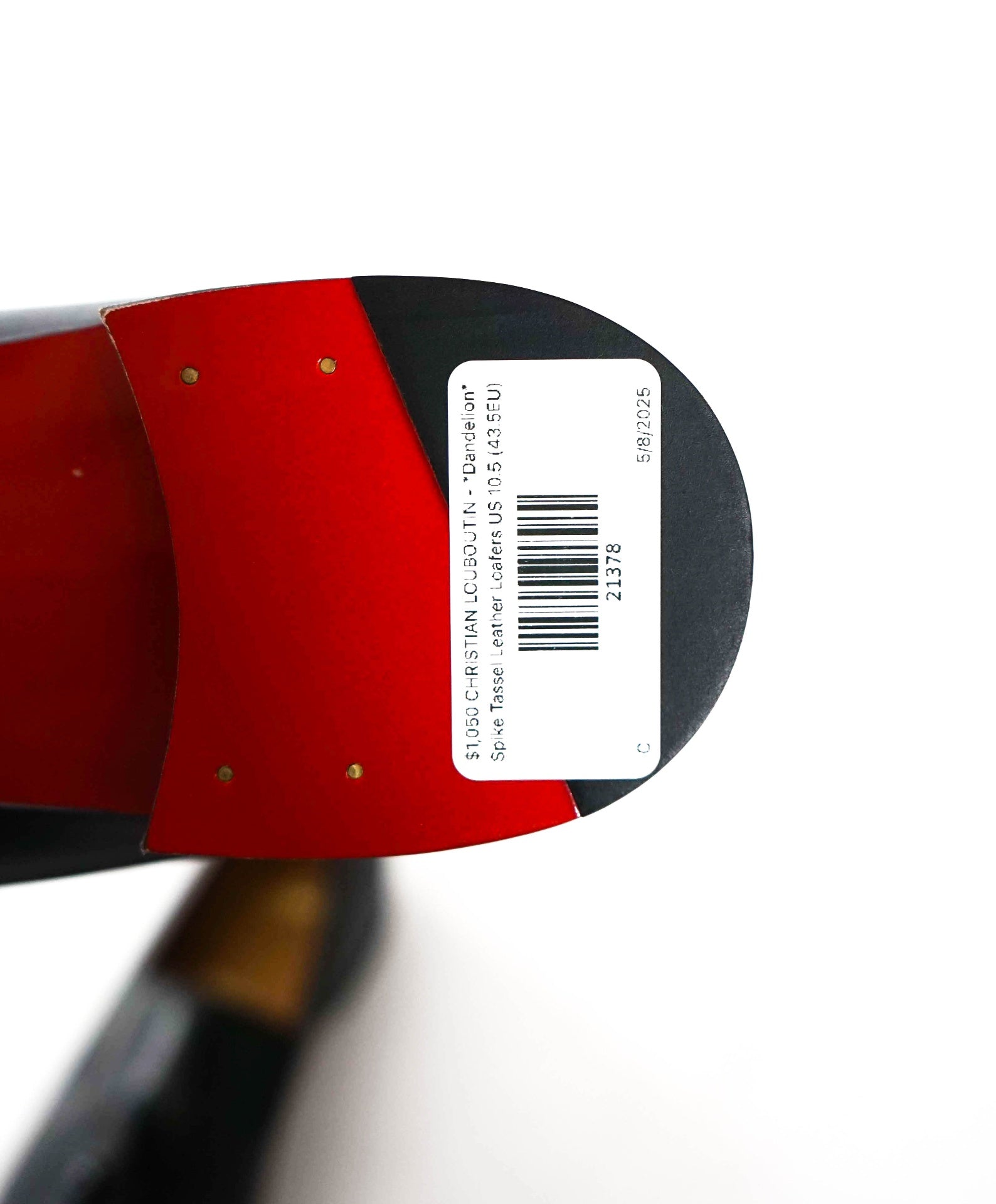 $1,050 CHRISTIAN LOUBOUTIN - *Dandelion* Spike Tassel Leather Loafers US 10.5 (43.5EU)