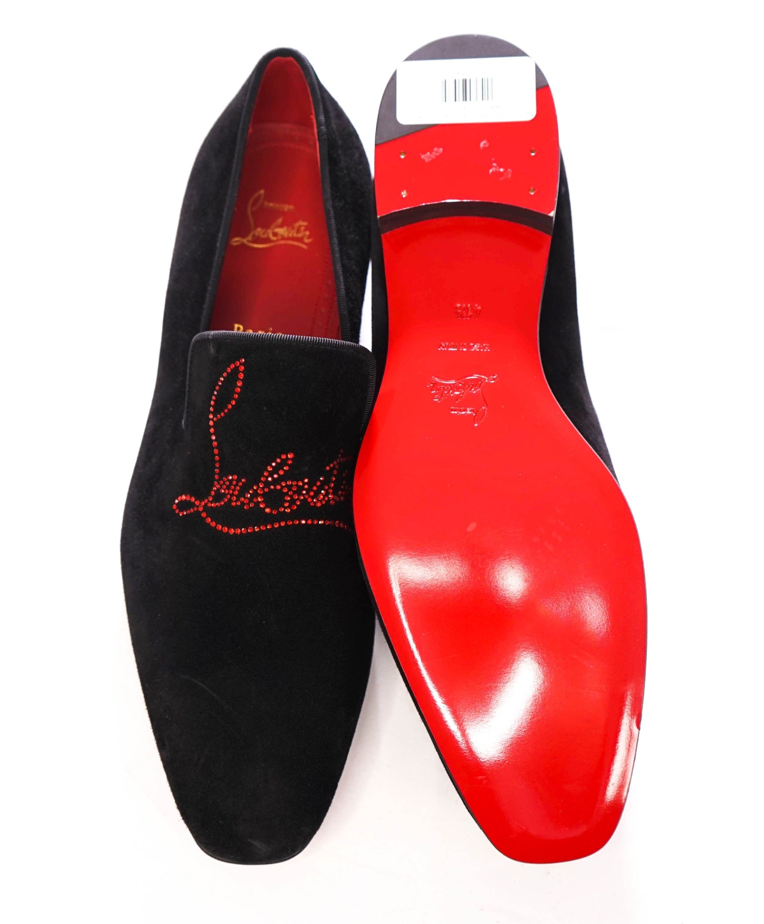 $1,100 CHRISTIAN LOUBOUTIN - *Dandelion Strass* Crystal Logo Loafers - 8.5 (41.5EU)