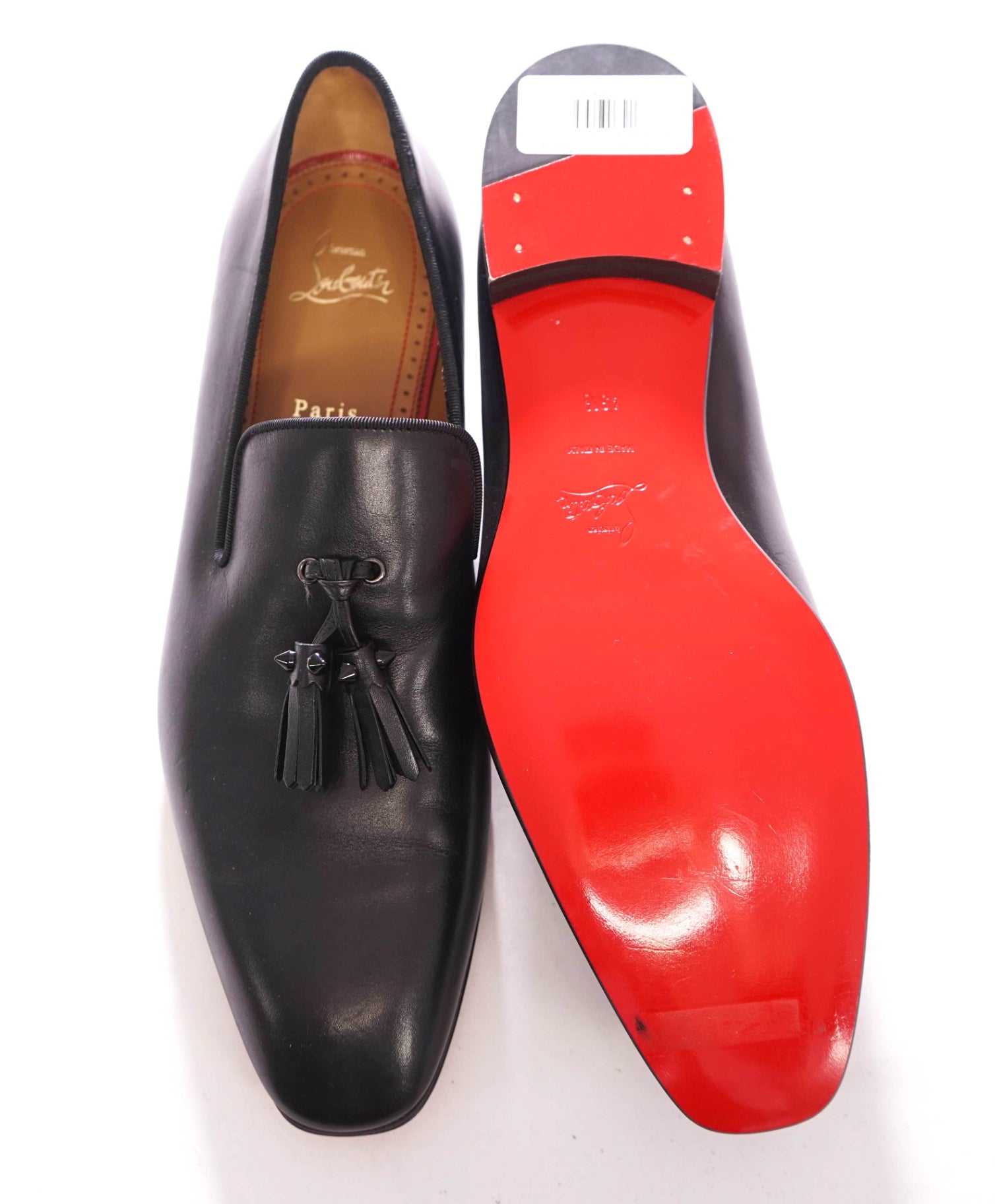 $1,050 CHRISTIAN LOUBOUTIN - *Dandelion* Spike Tassel Leather Loafers US 10.5 (43.5EU)