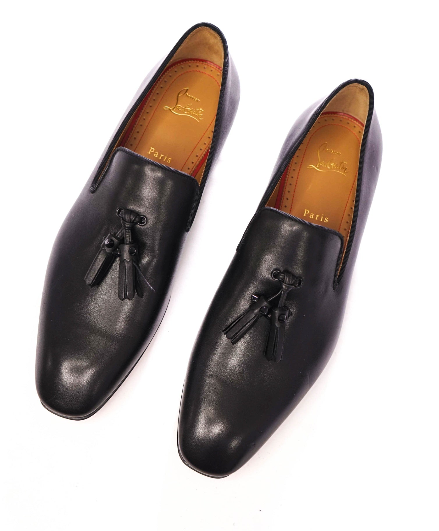 $1,050 CHRISTIAN LOUBOUTIN - *Dandelion* Spike Tassel Leather Loafers US 10 (43EU)