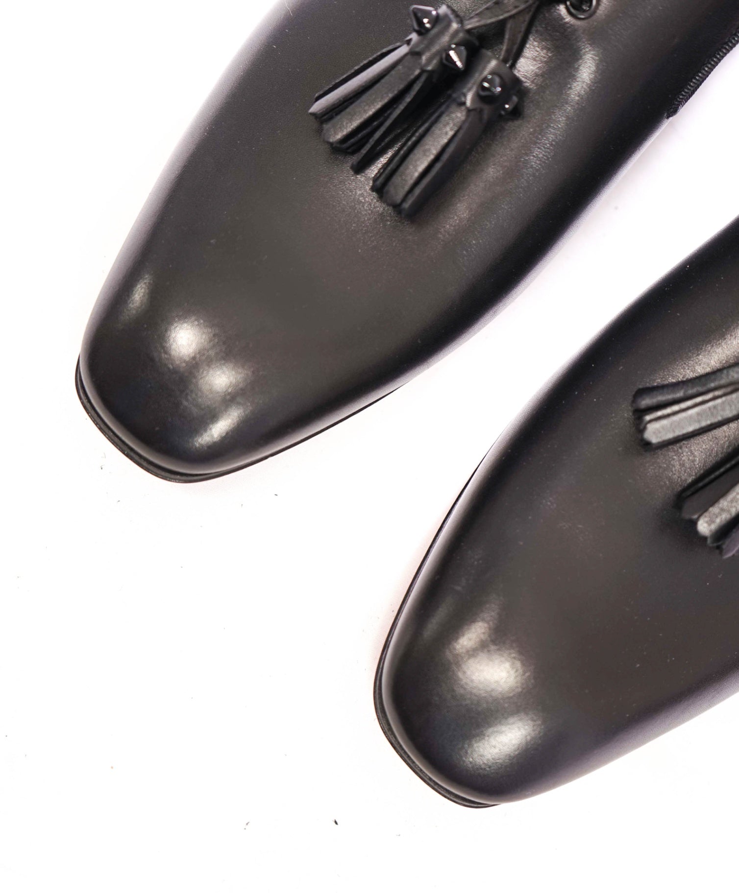 $1,050 CHRISTIAN LOUBOUTIN - *Dandelion* Spike Tassel Leather Loafers US 8.5 (41.5EU)