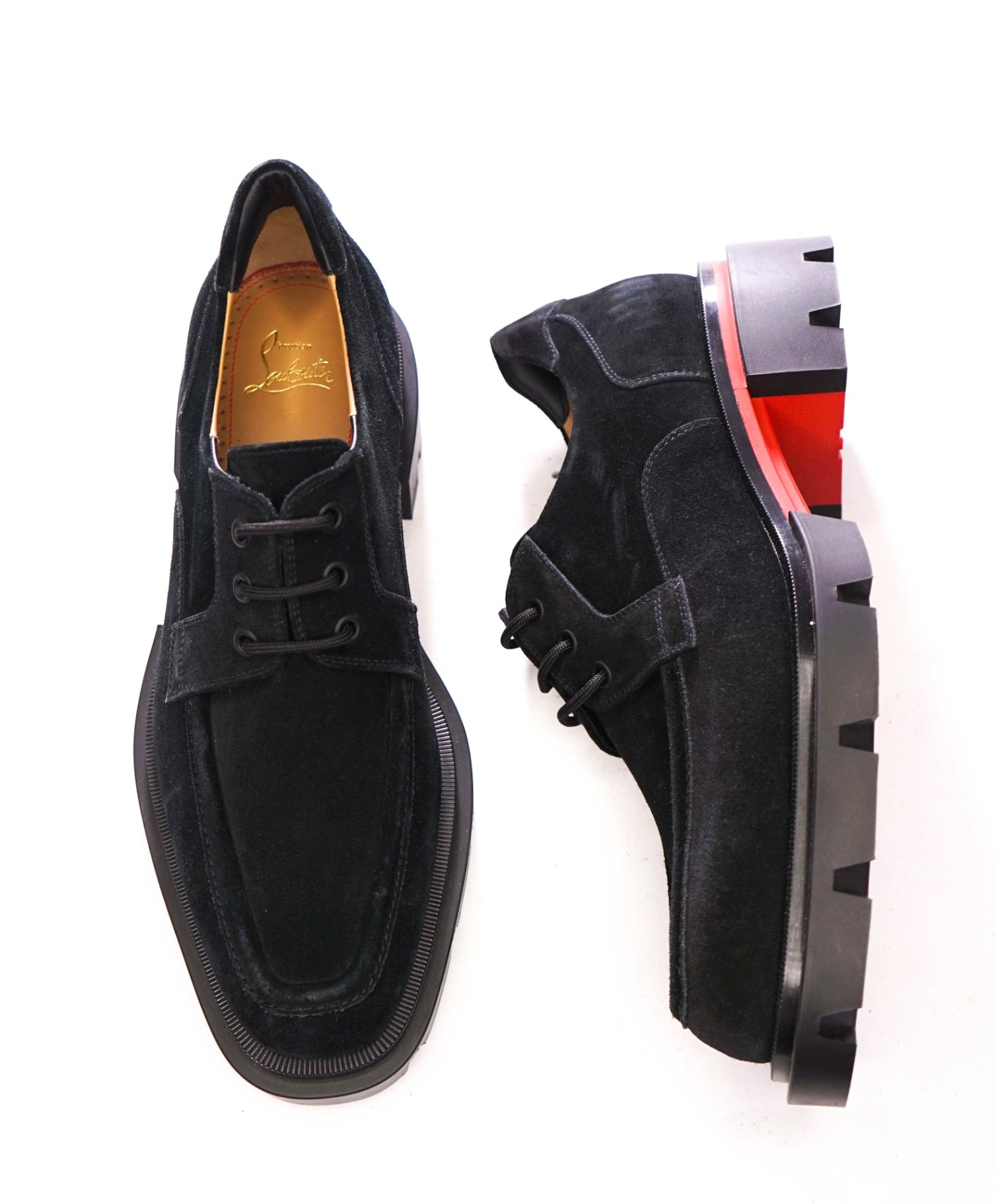 $1,195 CHRISTIAN LOUBOUTIN - "Our Georges L" Lug Sole Derby - US 9 (42EU)