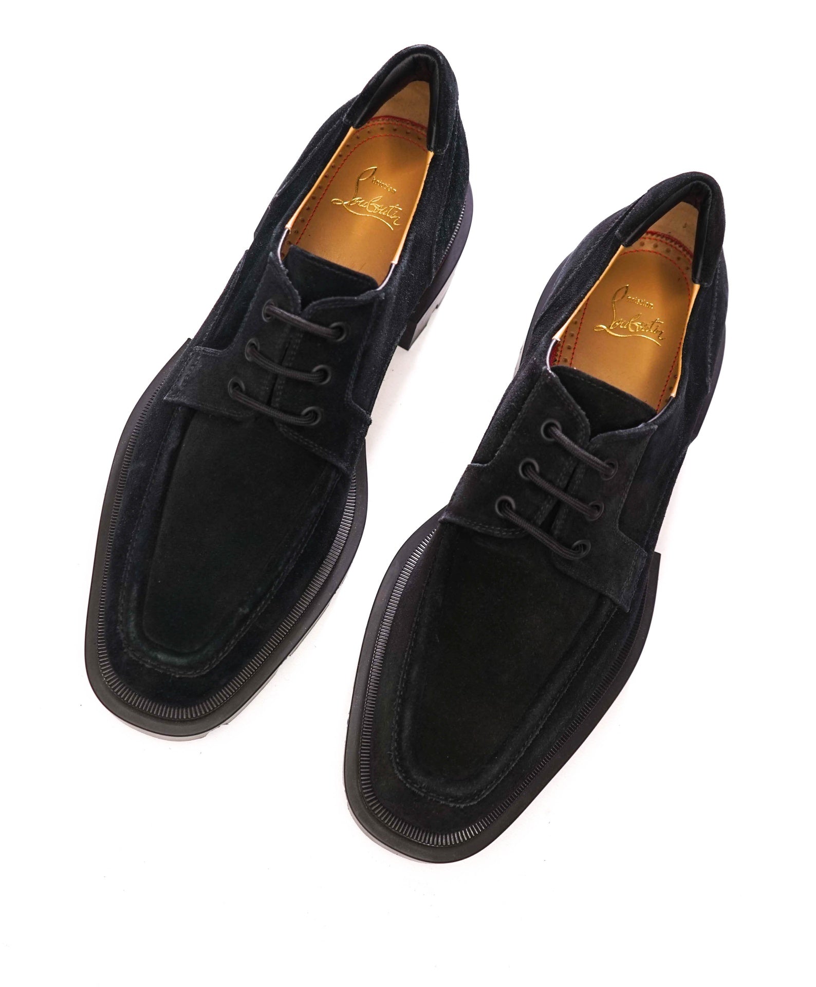 $1,195 CHRISTIAN LOUBOUTIN - "Our Georges L" Lug Sole Derby - US 9 (42EU)