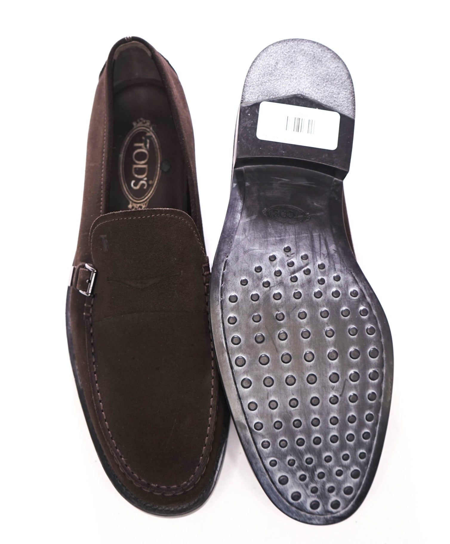 $675 TOD'S - Brown Penny Monk Suede Loafers - US 10 (9UK)