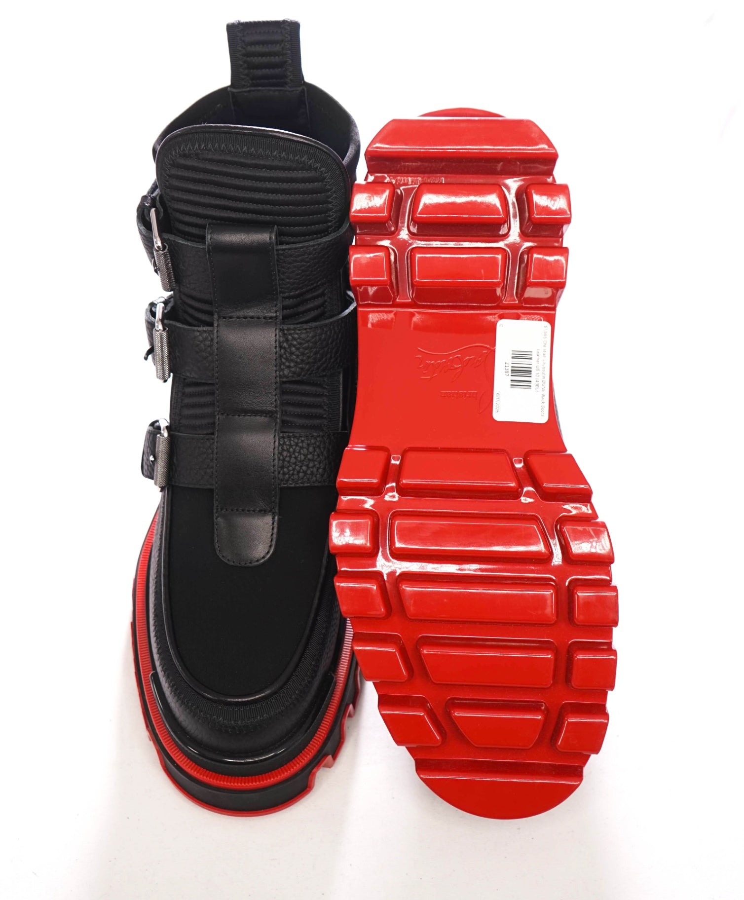 $1,595 Christian Louboutin DUNE Black Boots Leather US 10 (43EU)