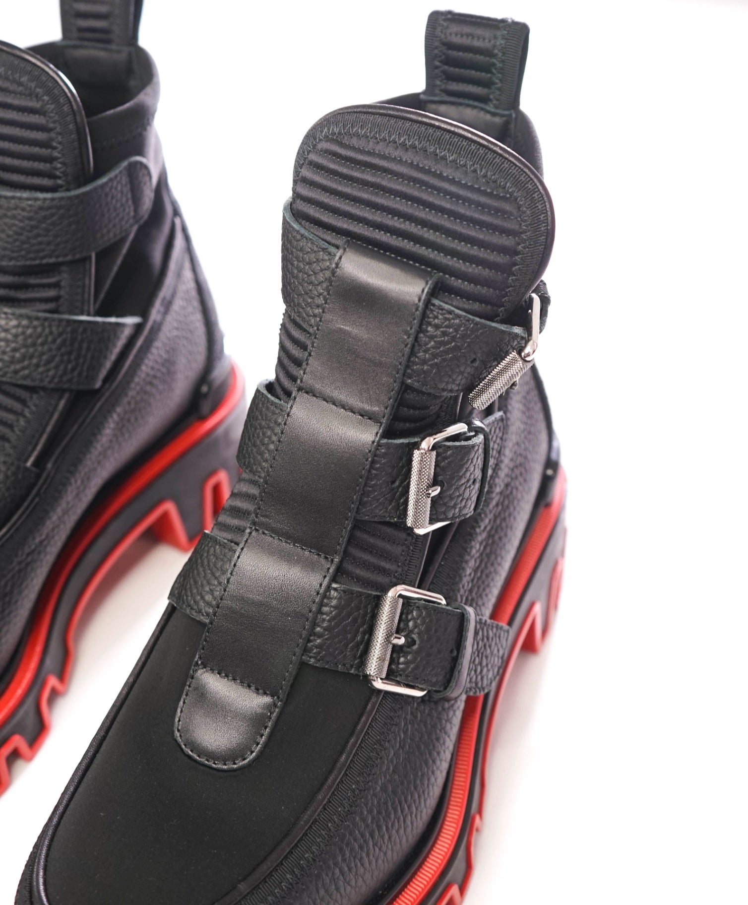 $1,595 Christian Louboutin DUNE Black Boots Leather US 10 (43EU)