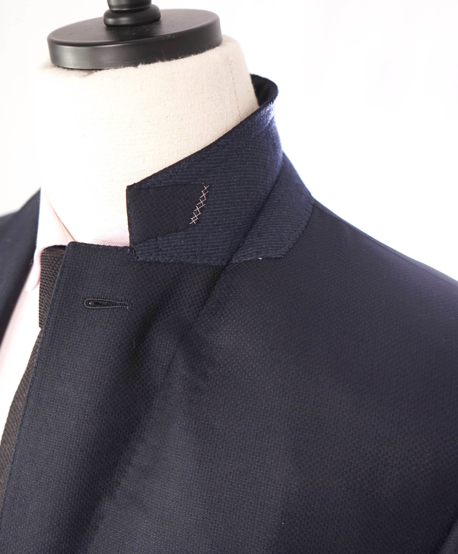$3,295 ZEGNA - Navy "TROFEO 10 POCKETS" Wool/Silk Blazer - 40R